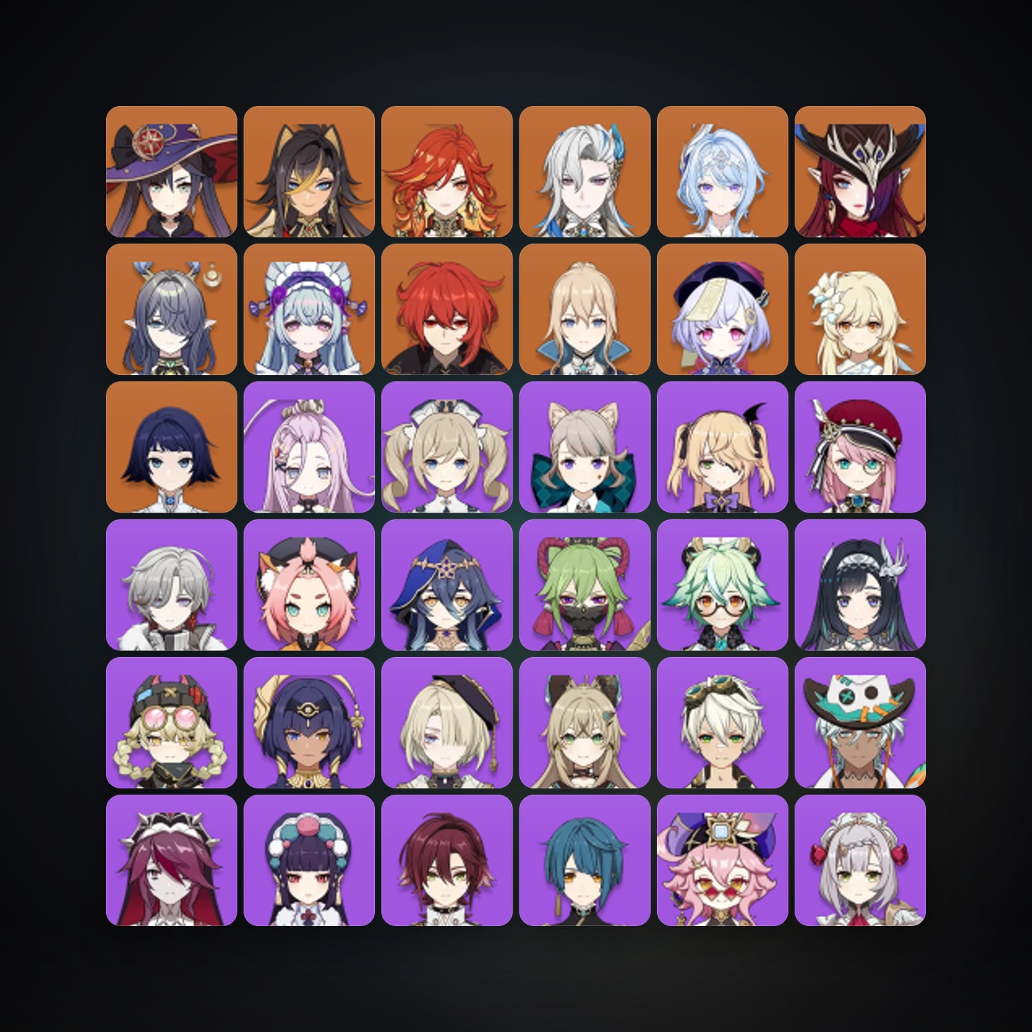 Genshin Impact | AR 56 | 57 Chars | 11× 5★ — Genshin / miHoYo Account — HabibiAccounts