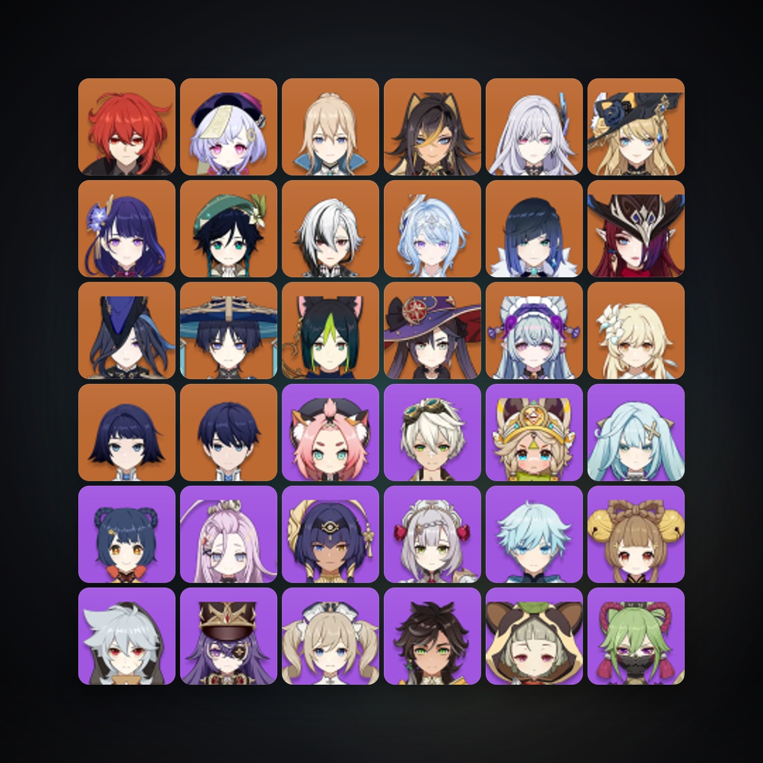 Genshin Impact | AR 57 | 69 Chars | 17× 5★ — HabibiAccounts
