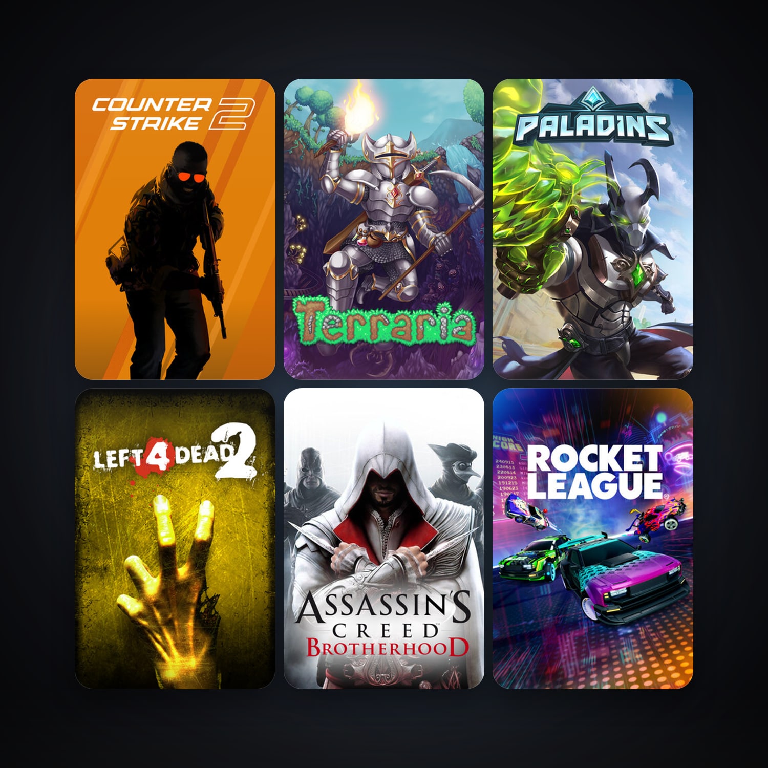 Left 4 Dead + Left 4 Dead 2, 17 games, clean — HabibiAccounts