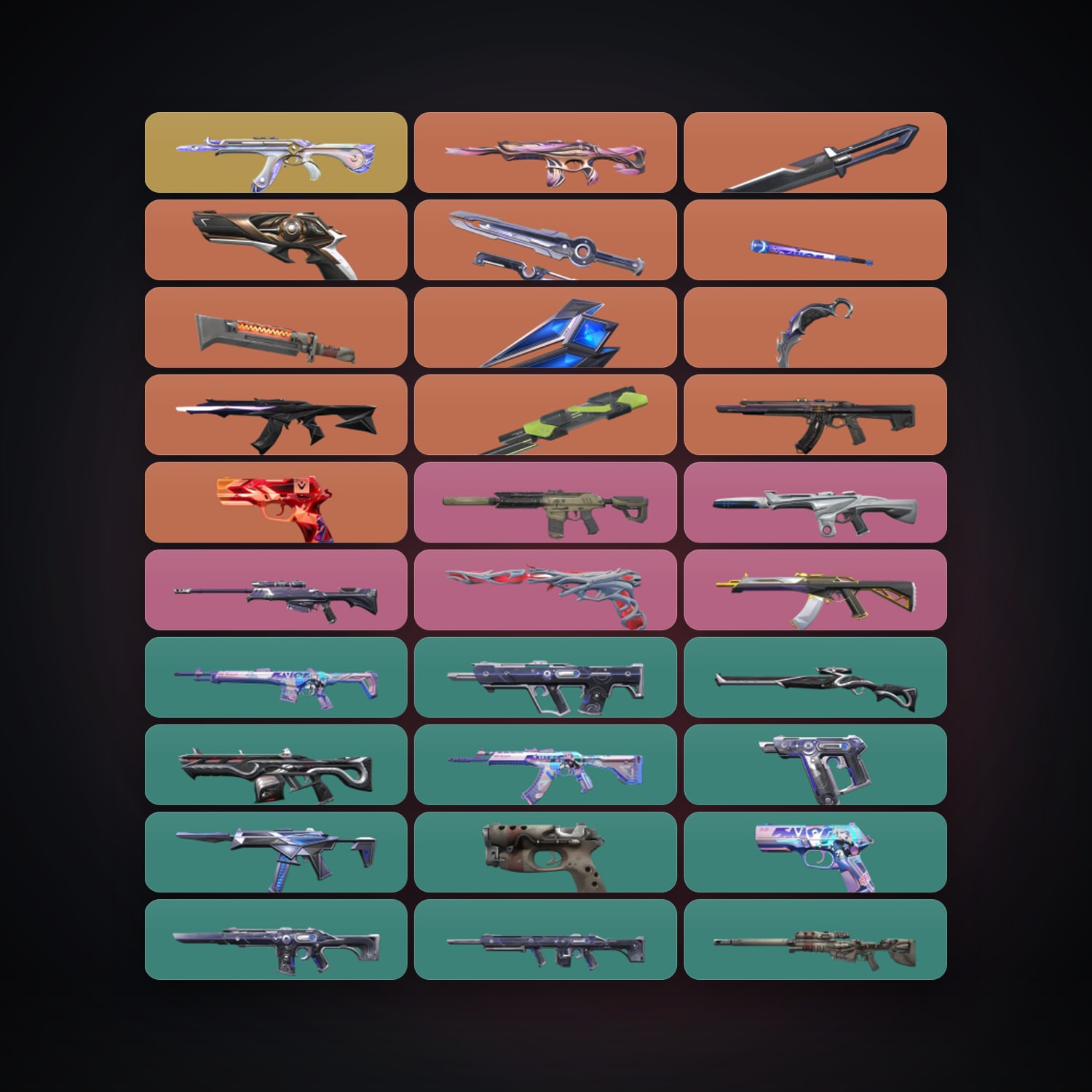 EU Silver 3 locker — 7 knives, 79 skins, lvl 122 — HabibiAccounts