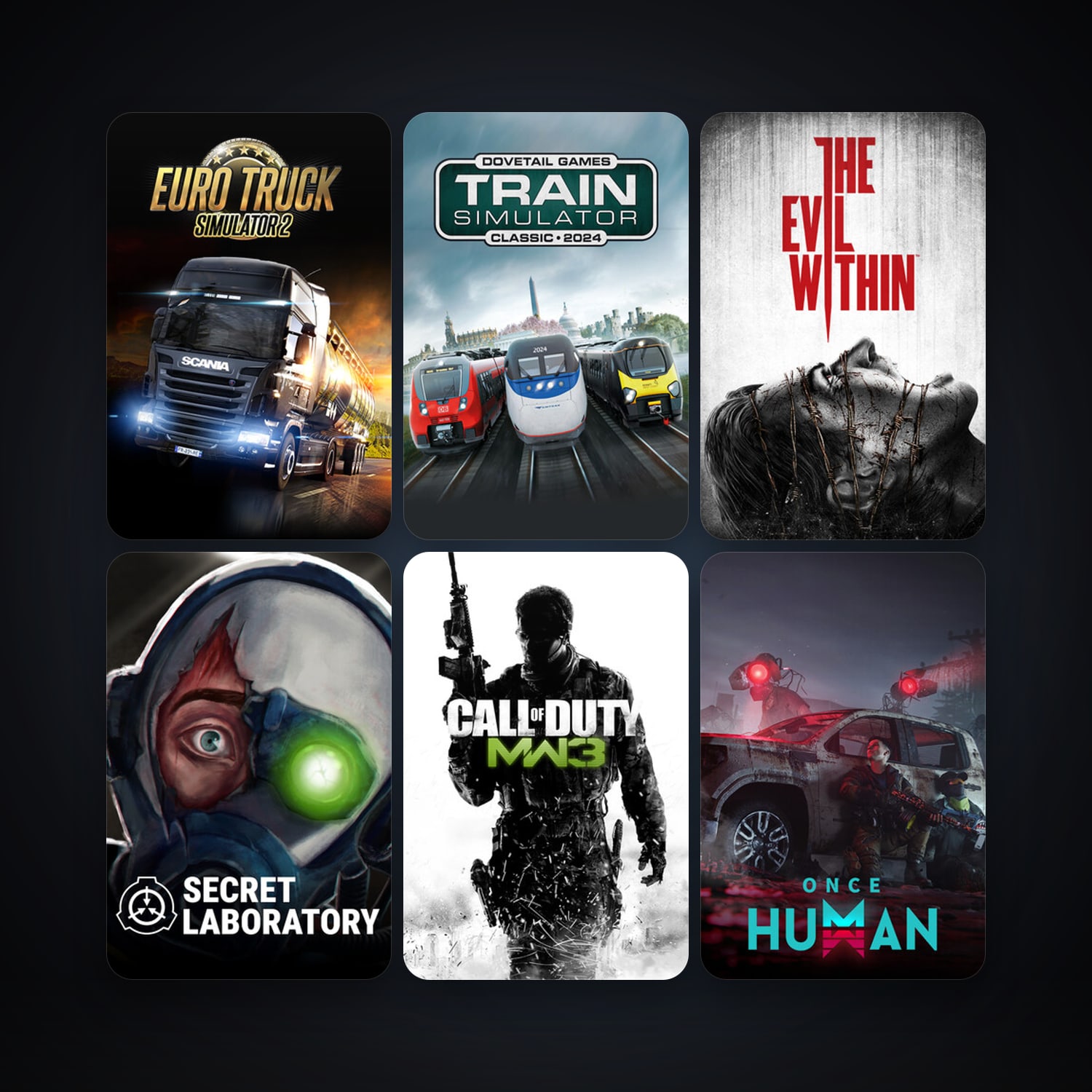 Train Simulator Classic + Call of Duty: Modern Warfare 3 (2011), 10 games, clean — HabibiAccounts