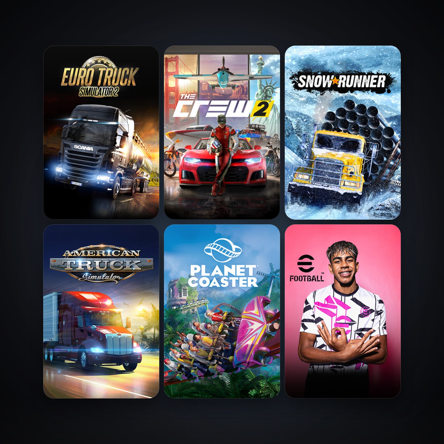 Free CS2 (No Prime) + Euro Truck Simulator 2, 21 games, clean — HabibiAccounts