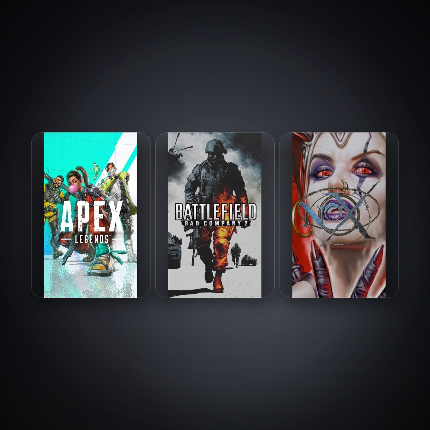 EA Apex Legends + Battlefield: Bad Company 2 — BR — 3 games — HabibiAccounts