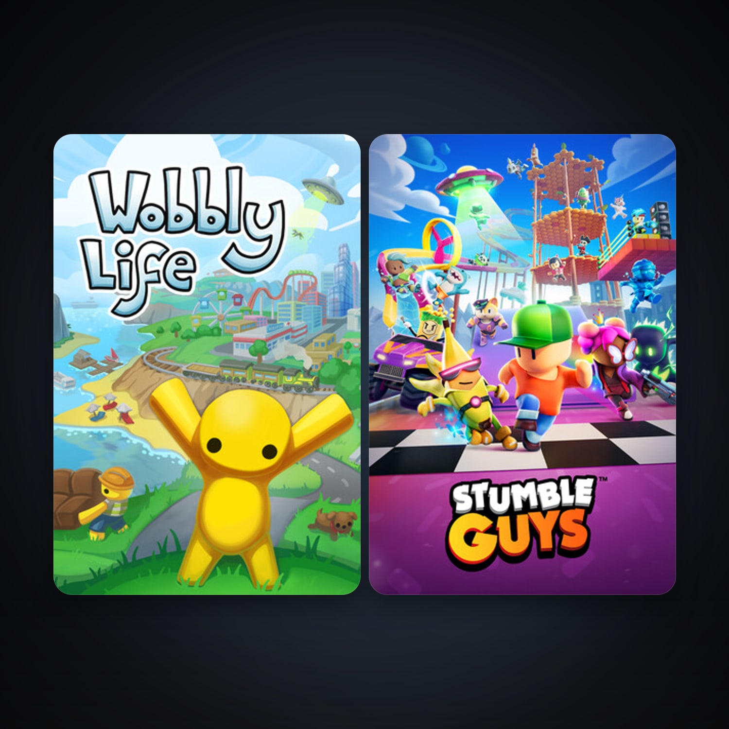 Wobbly Life + Stumble Guys, 2 games, clean — HabibiAccounts