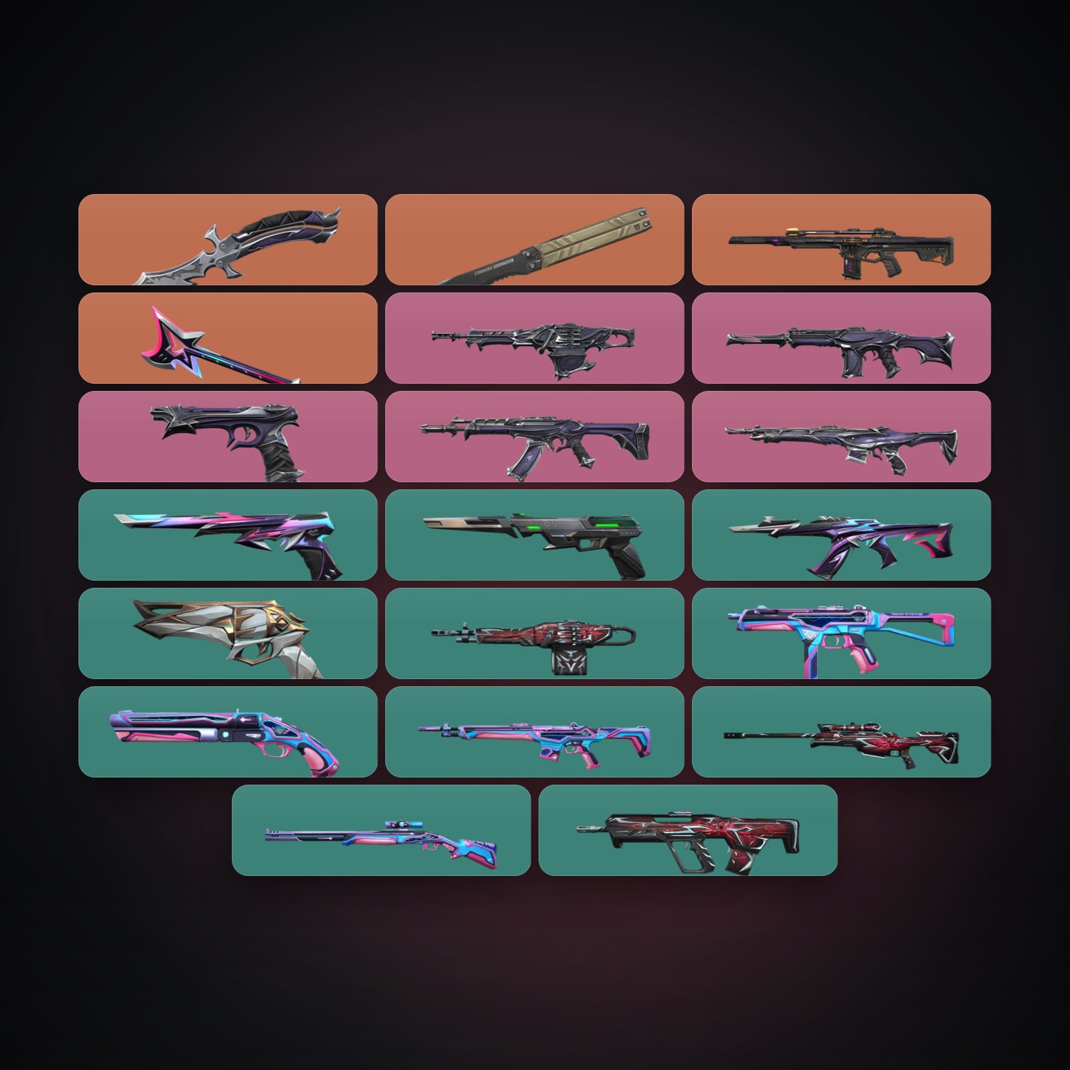 EU Gold 2 locker — 3 knives, 22 skins, lvl 73 — HabibiAccounts