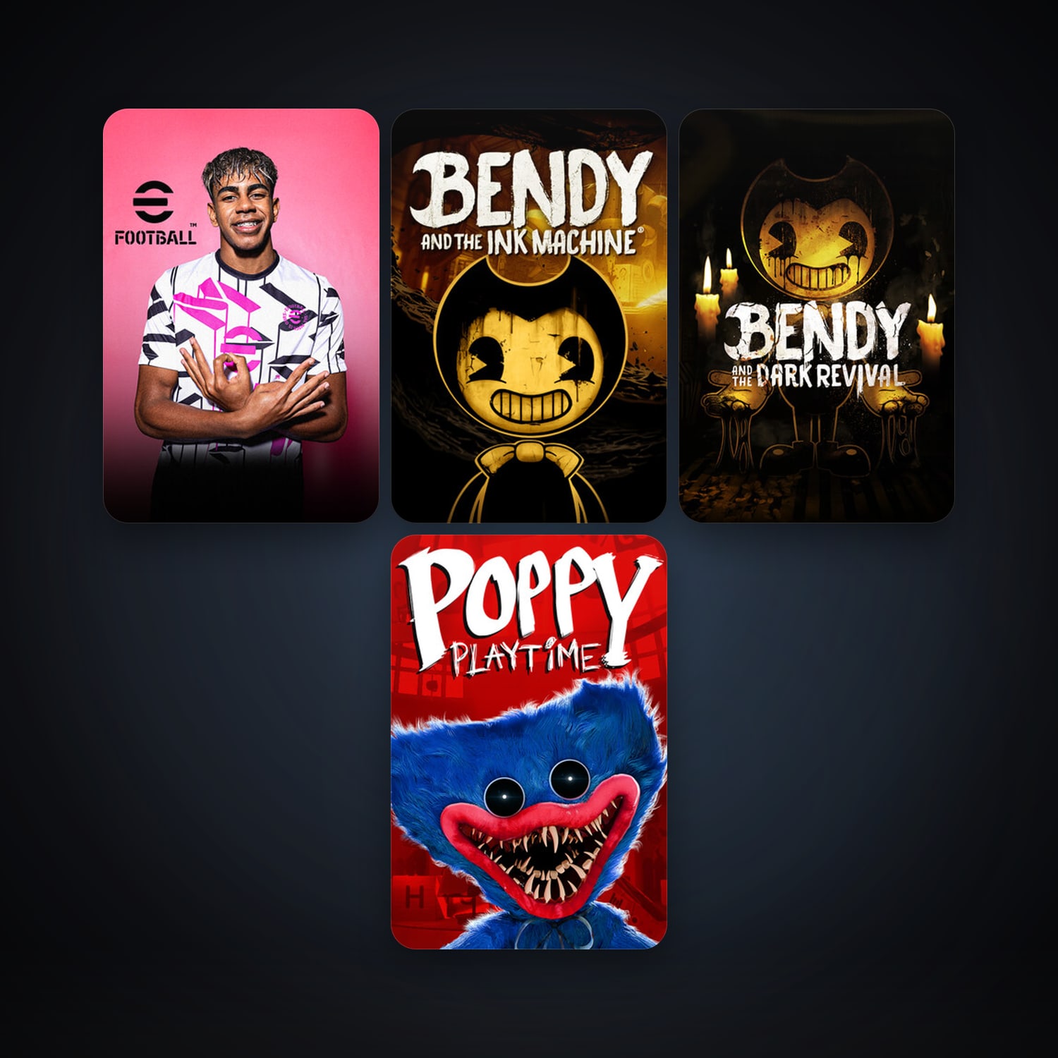 Bendy and the Ink Machine + Bendy and the Dark Revival, 10 games, clean — HabibiAccounts