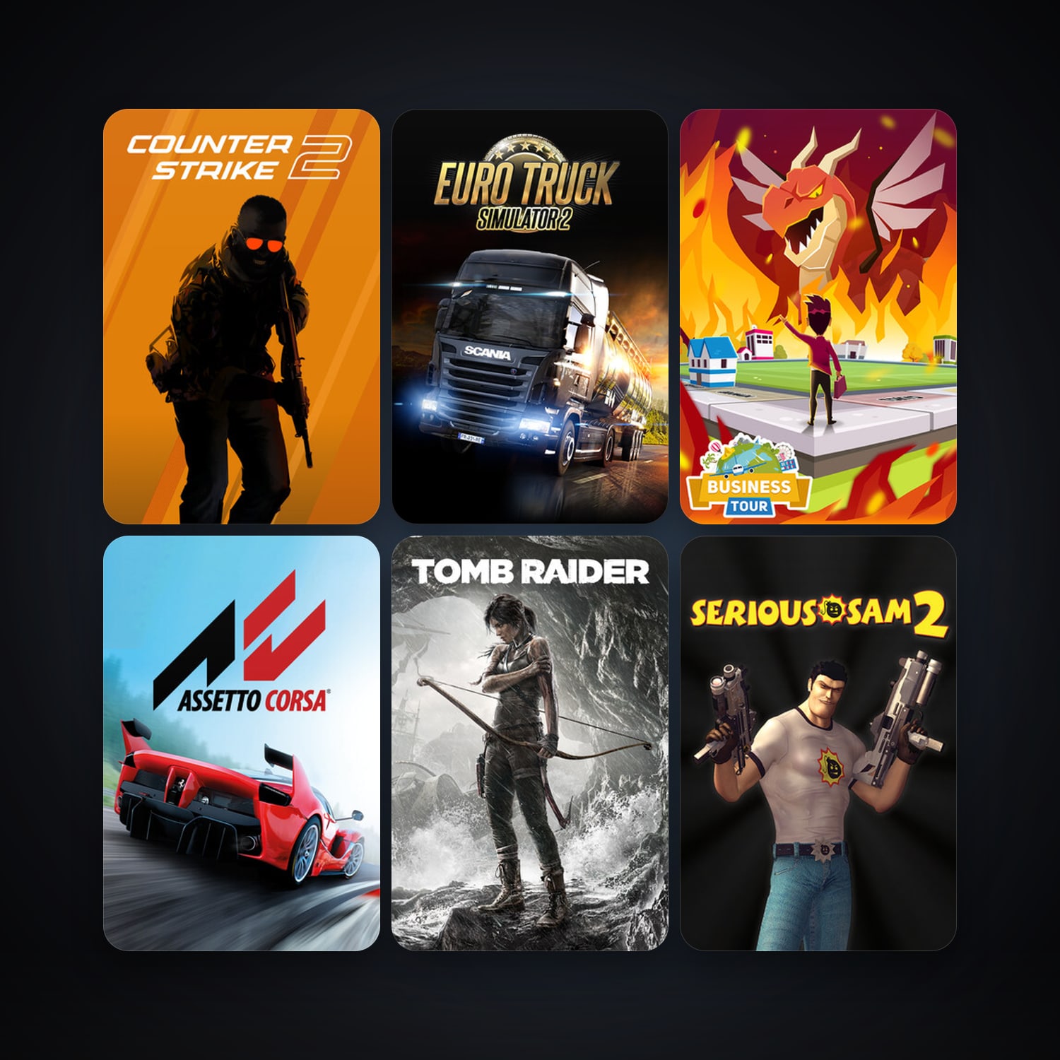 CS2 Prime + Tomb Raider, 25 games, Steam 13, clean — HabibiAccounts