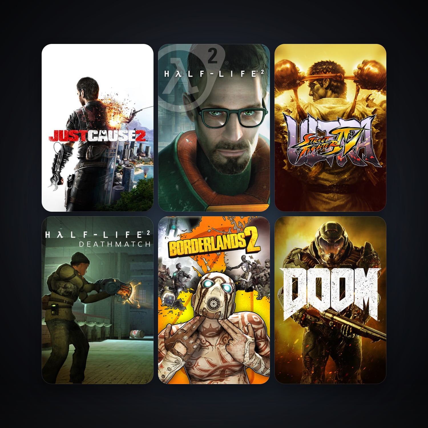 Half-Life 2 + Half-Life 2: Deathmatch, 21 games, clean — HabibiAccounts