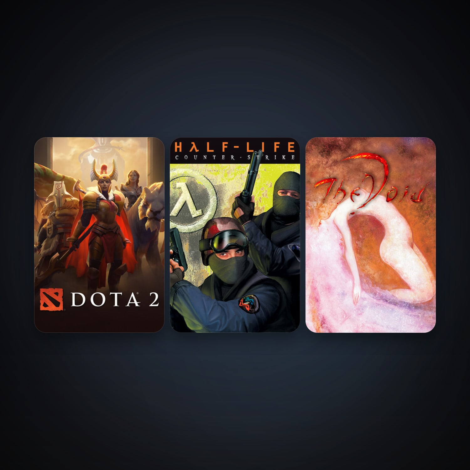 Counter-Strike + Dota 2, 9 games, clean — HabibiAccounts