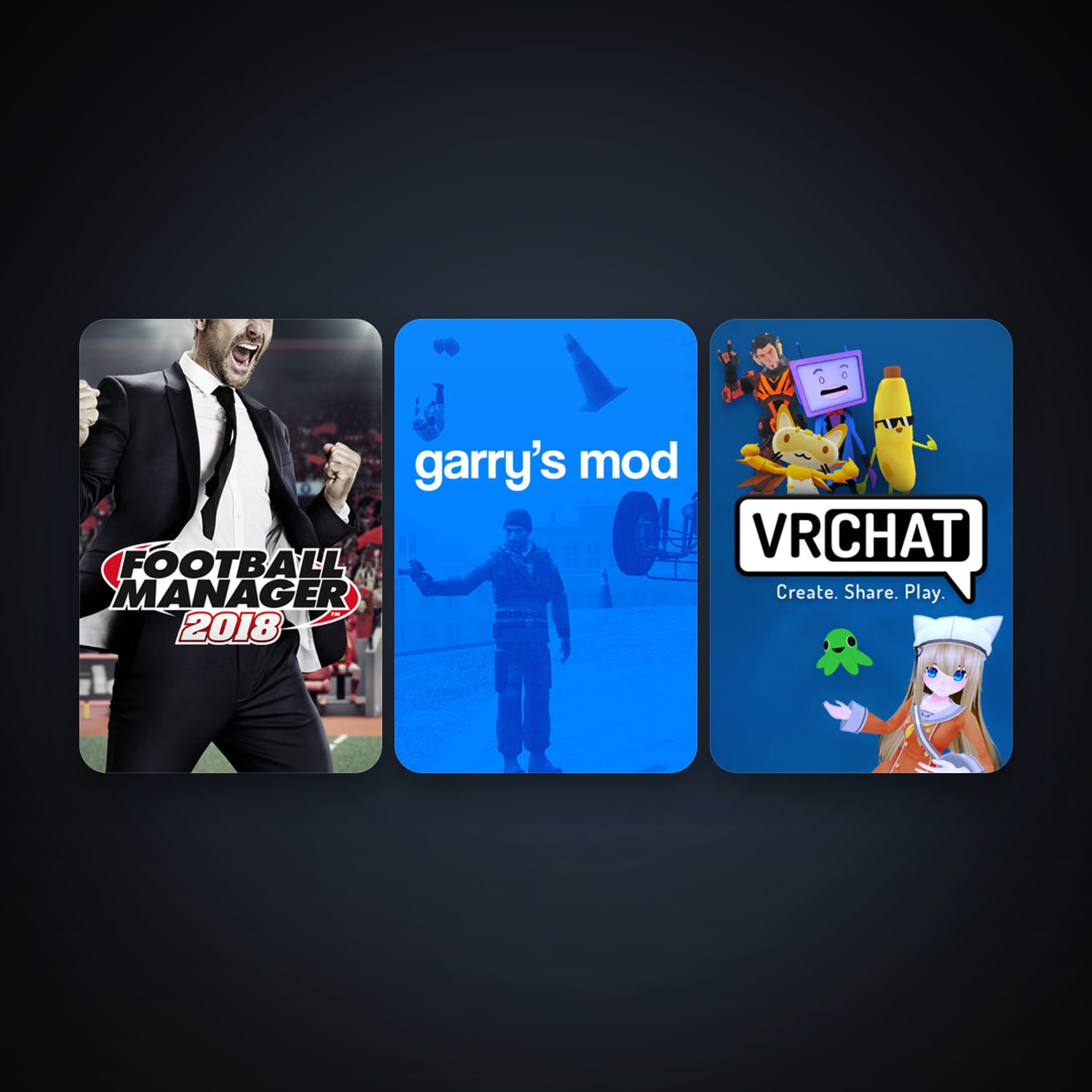 Garry's Mod + VRChat, 8 games, clean — HabibiAccounts