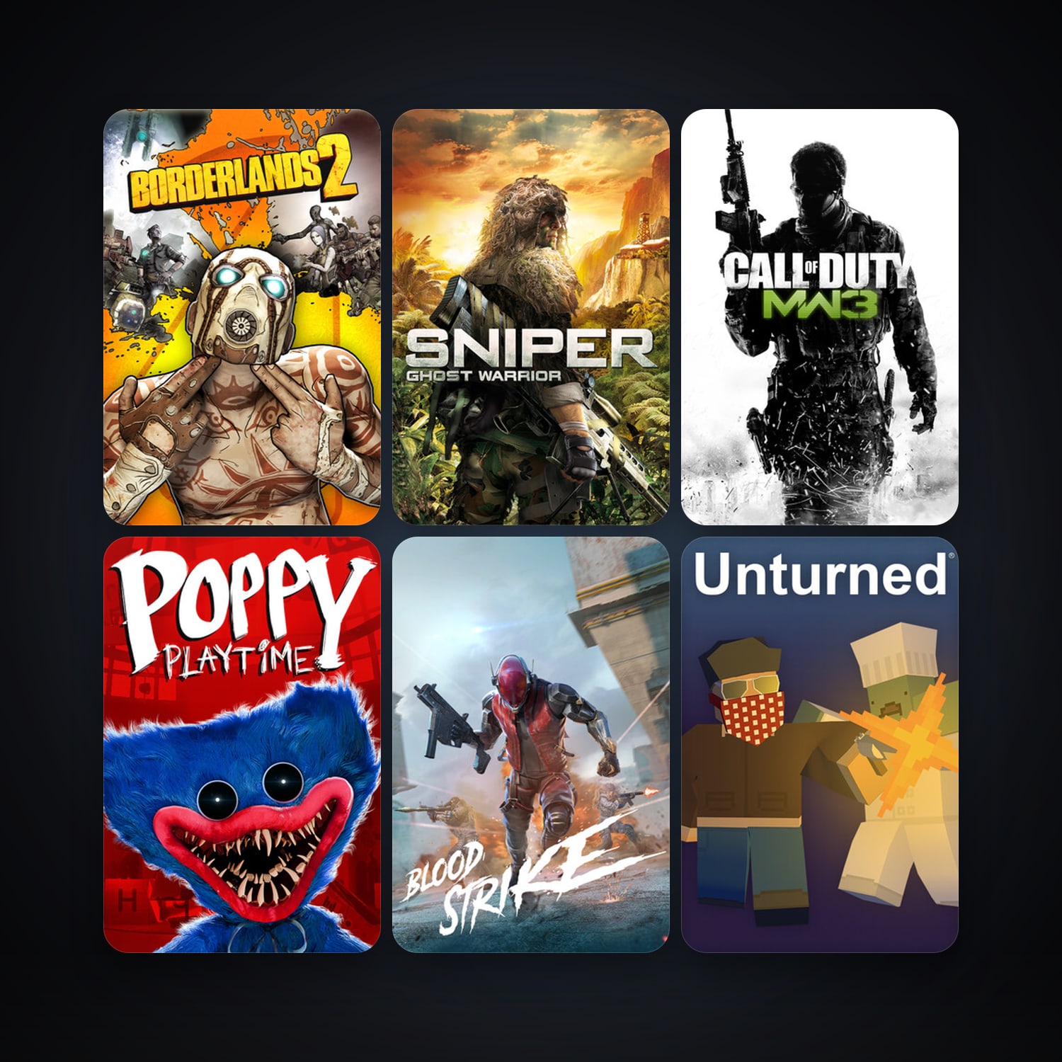 Sniper: Ghost Warrior + Call of Duty: Modern Warfare 3 (2011), 8 games, clean — HabibiAccounts
