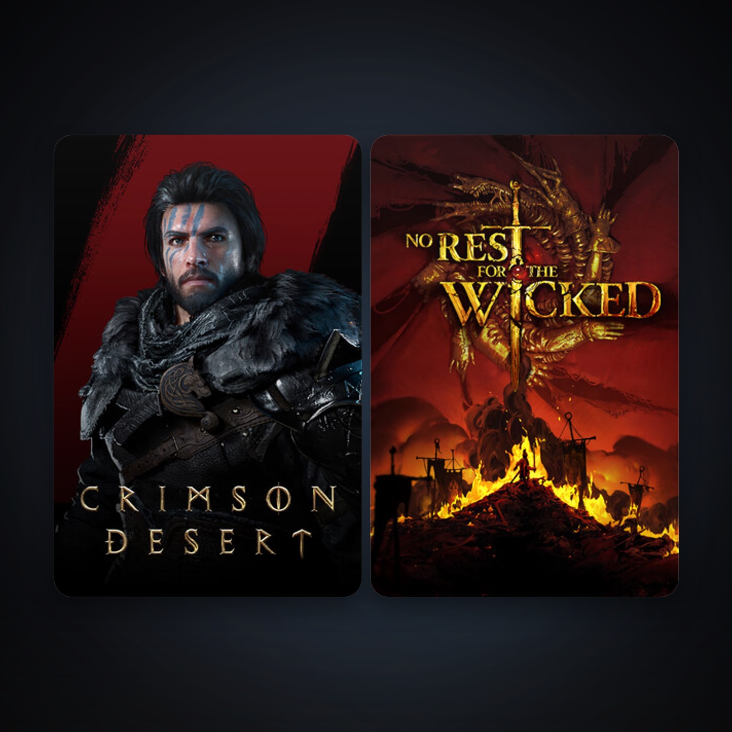 Steam account: No Rest for the Wicked + Crimson Desert, 2 games, clean — HabibiAccounts