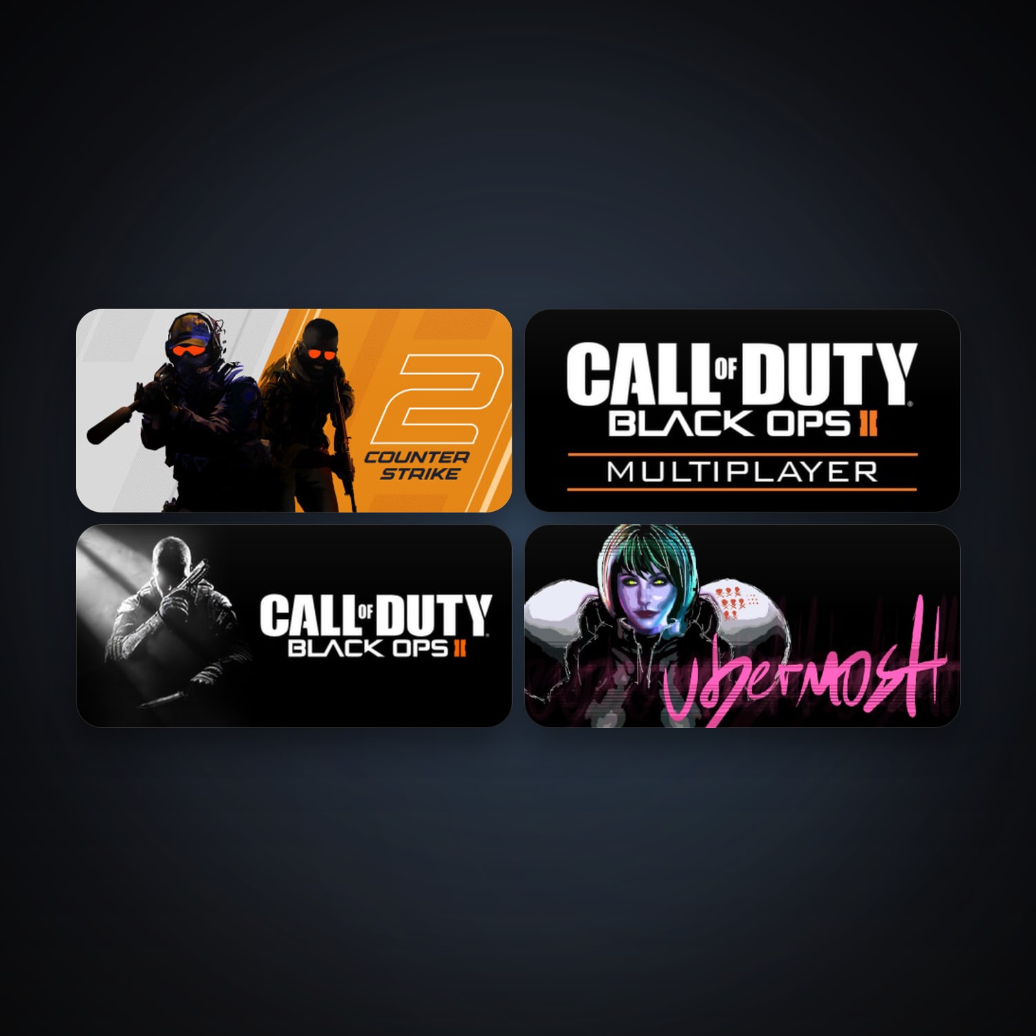 CS2 Prime + Call of Duty: Black Ops II, 12 games, clean — HabibiAccounts