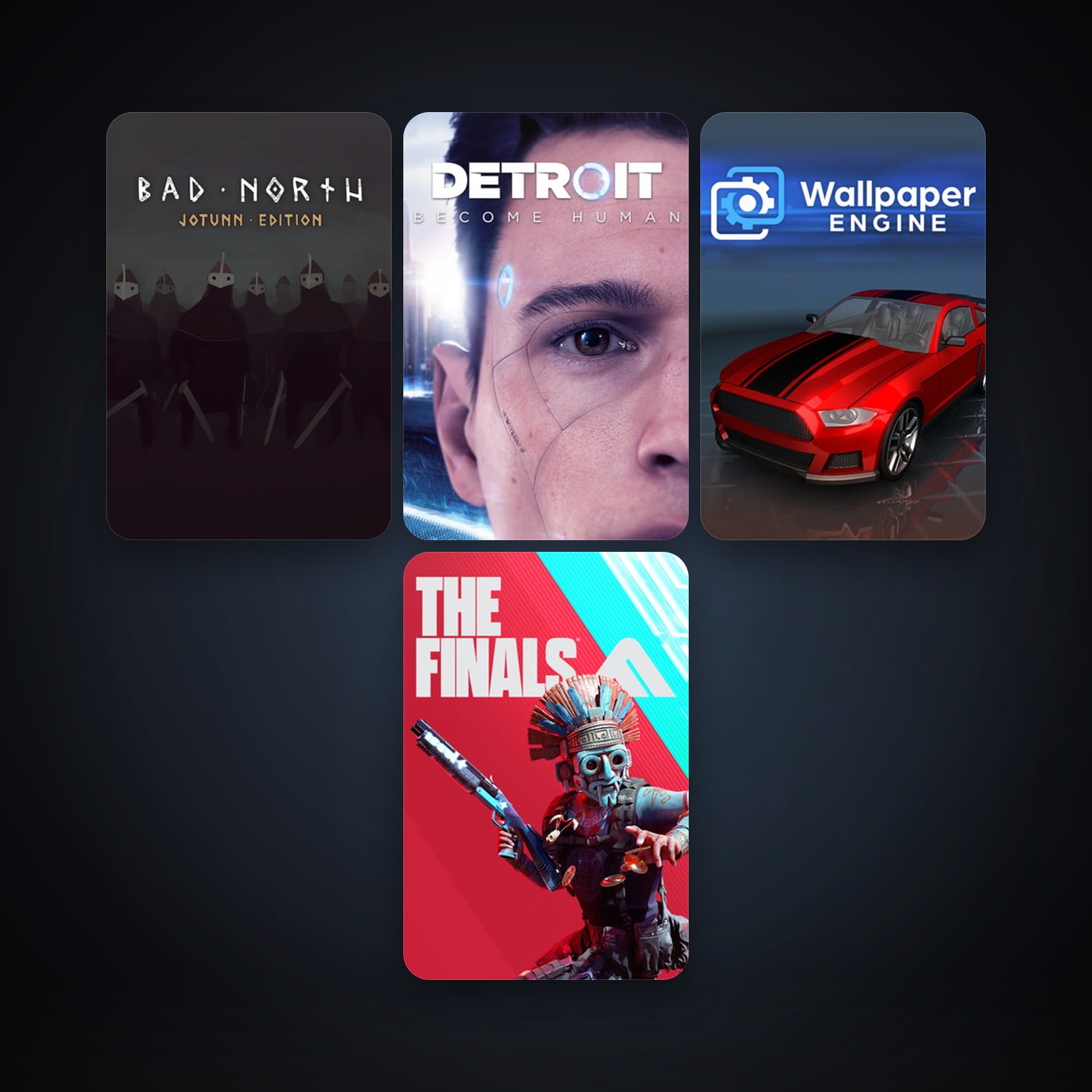 Wallpaper Engine + Bad North, 6 games, clean — HabibiAccounts