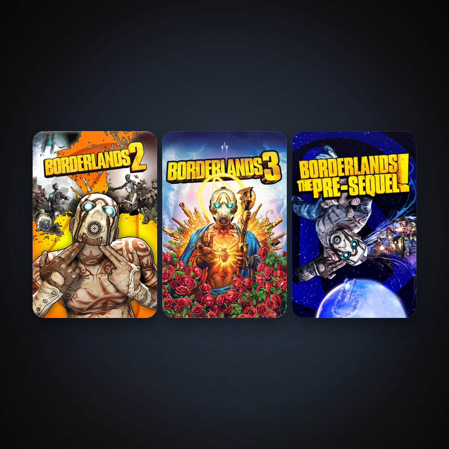 Borderlands 2 + Borderlands: The Pre-Sequel, 5 games, clean — HabibiAccounts