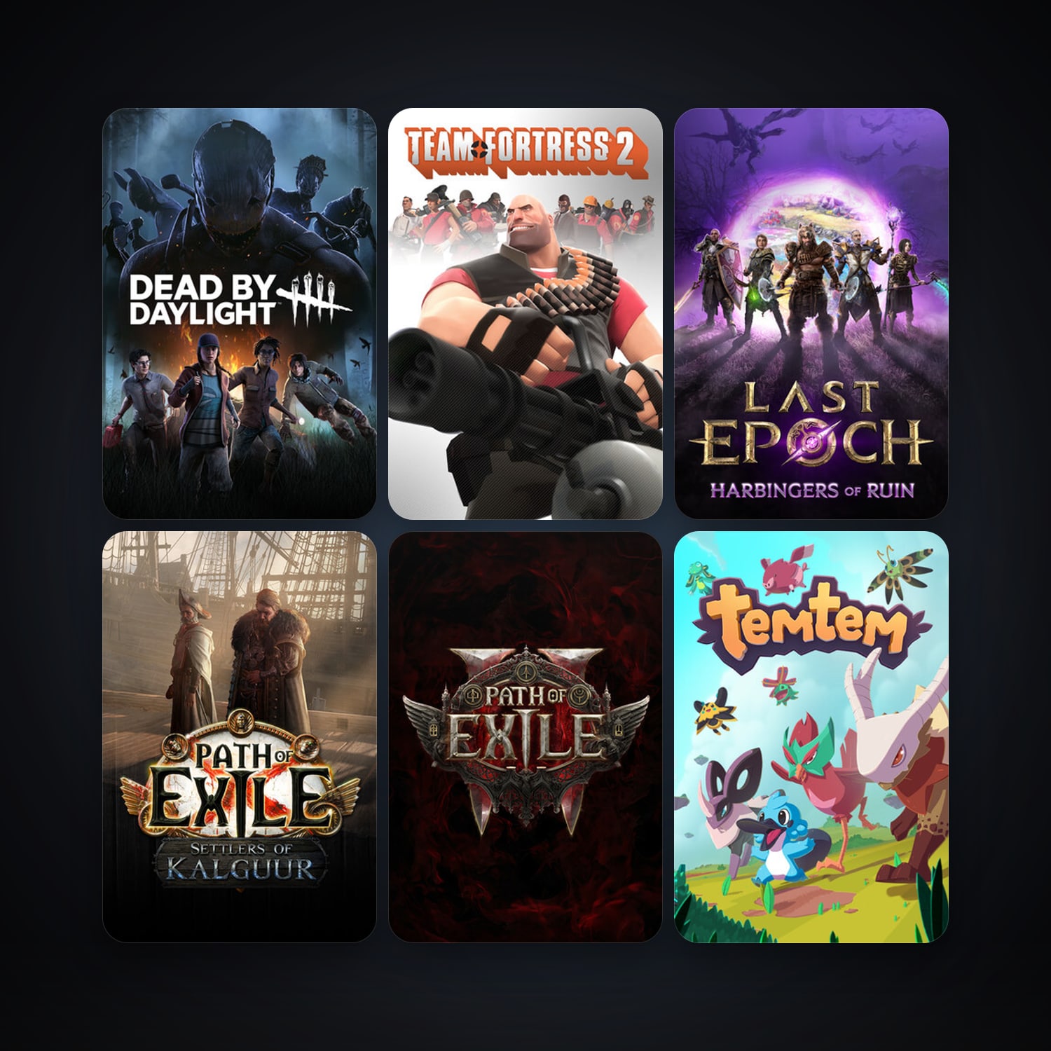 Team Fortress 2 + Path of Exile, 258 games, Steam 11, clean — HabibiAccounts