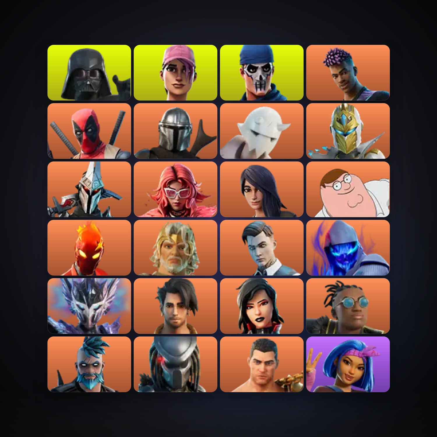 Fortnite account with Midas & Deadpool — 158 skins — 2.5K V-Bucks — lvl 2966 — HabibiAccounts