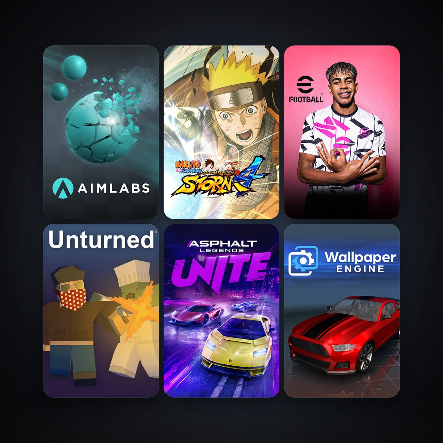 Steam account: Unturned + NARUTO SHIPPUDEN: Ultimate Ninja STORM 4, 11 games, clean — HabibiAccounts