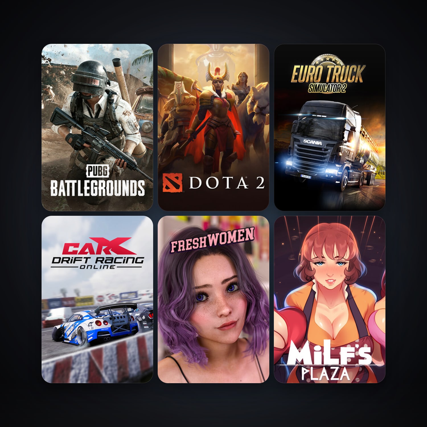 Dota 2 + Euro Truck Simulator 2, 20 games, clean — HabibiAccounts