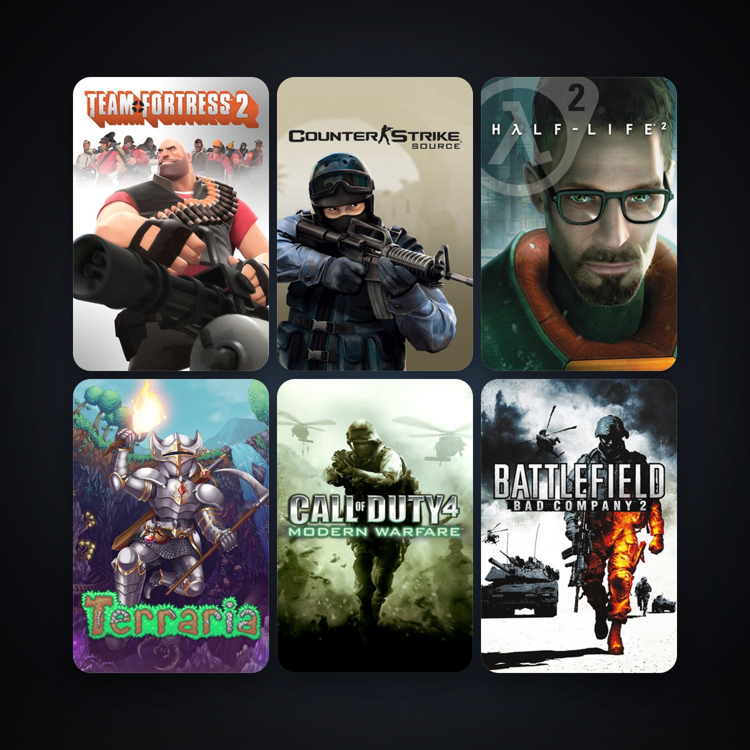 Half-Life 2 + Counter-Strike: Source, 10 games, clean — HabibiAccounts
