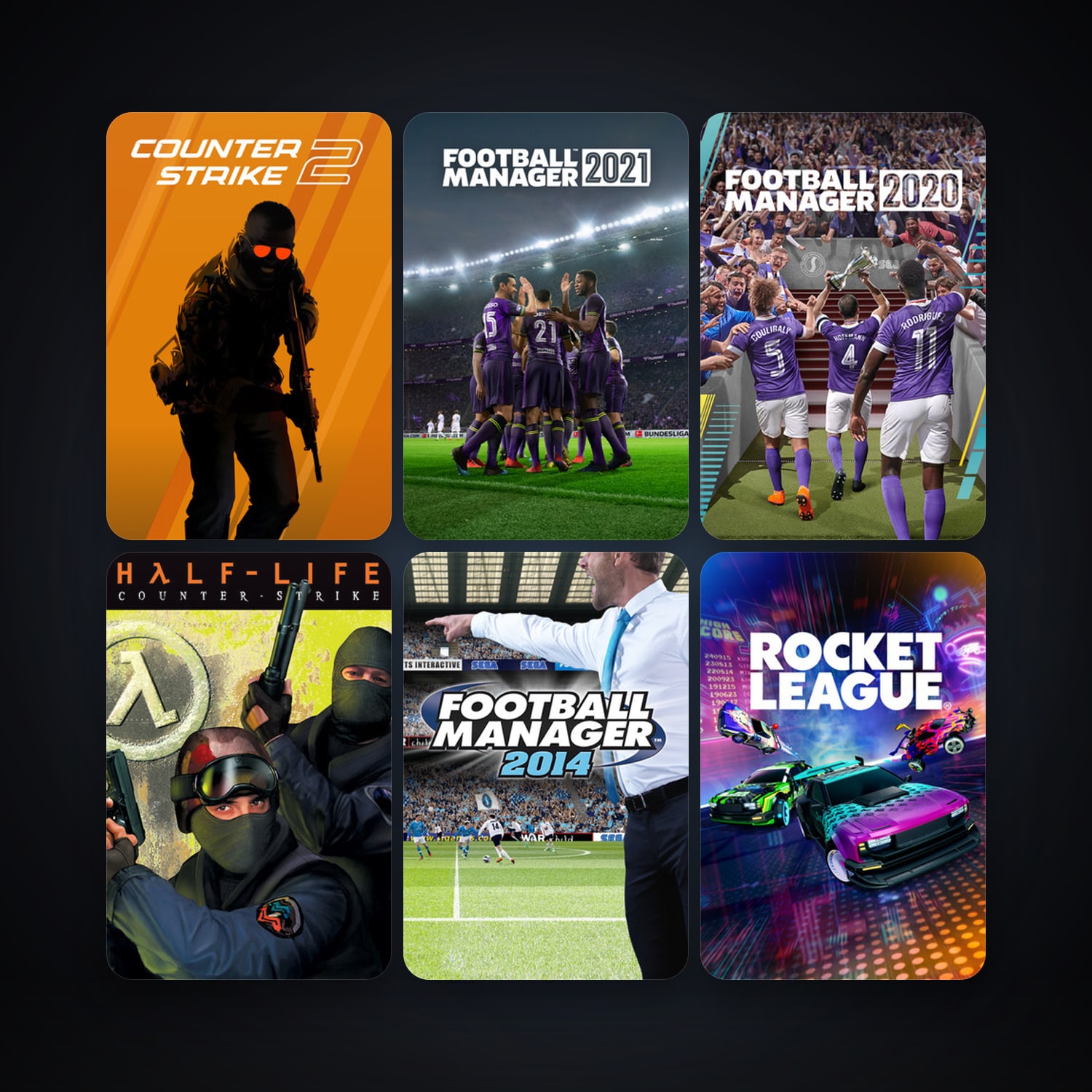 Counter-Strike + Day of Defeat, 26 games, Steam 11, clean — HabibiAccounts