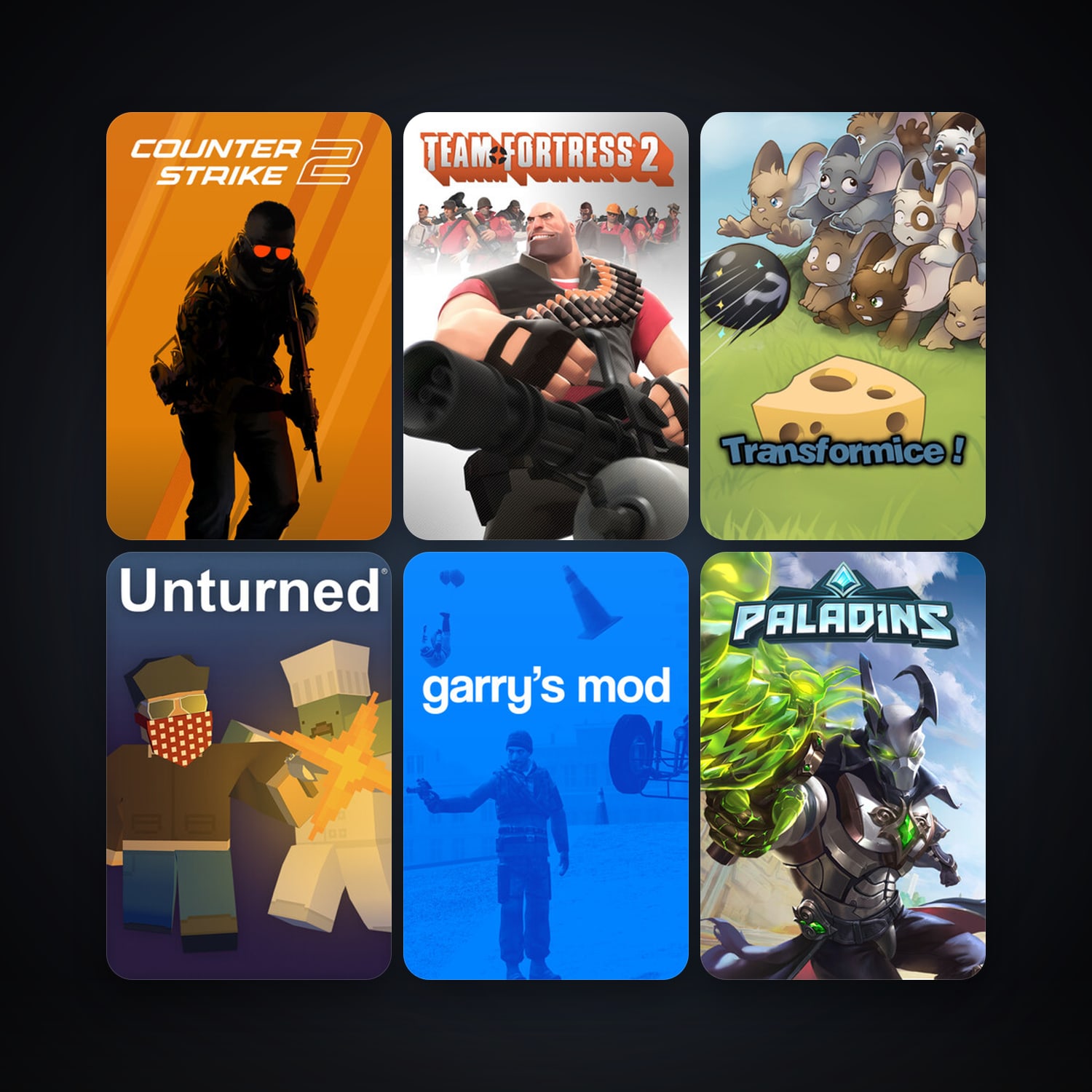 Team Fortress 2 + CS2 Prime, 50 games, Steam 16, clean — HabibiAccounts