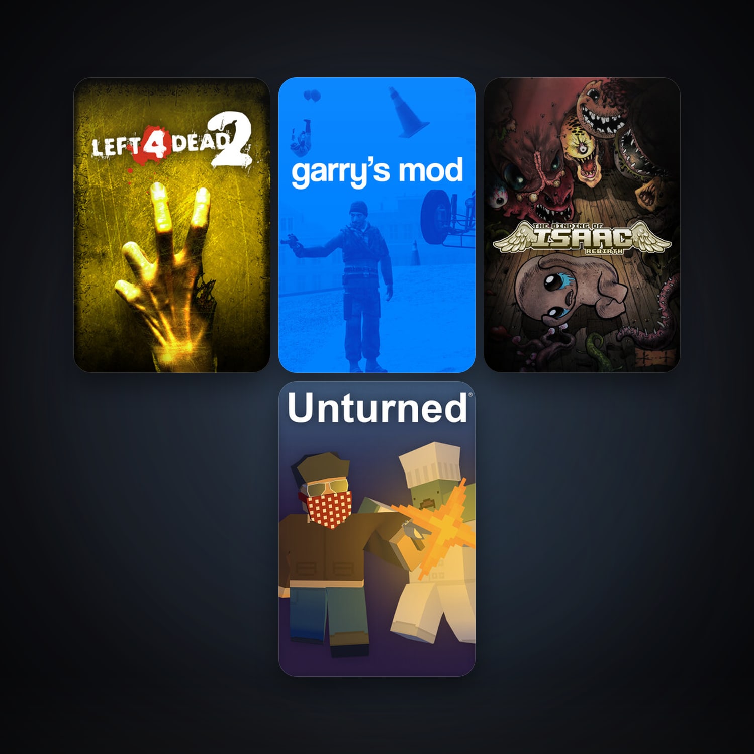 Left 4 Dead 2 + Garry's Mod, 8 games, clean — HabibiAccounts