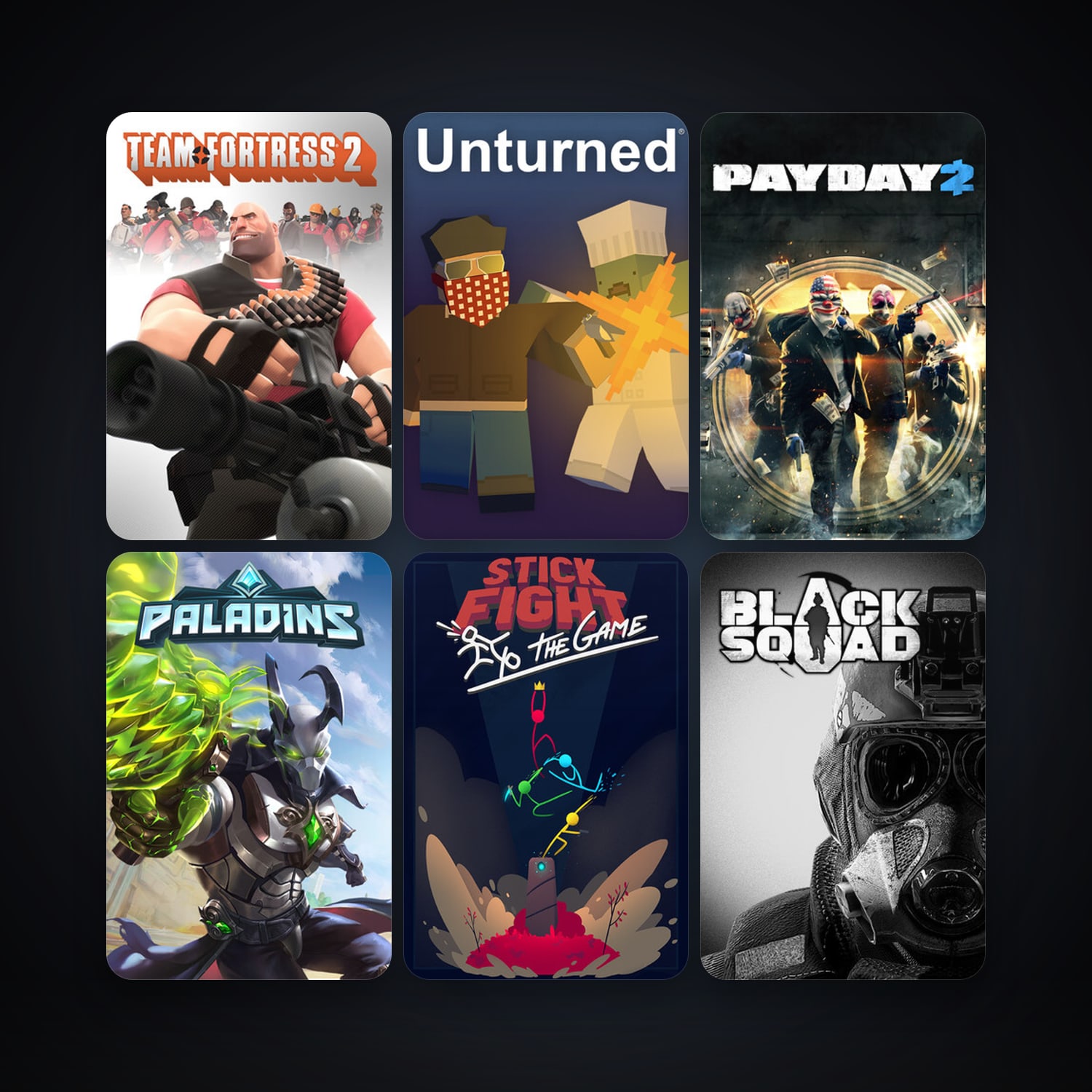 Team Fortress 2 + Free CS2 (No Prime), 14 games, clean — HabibiAccounts