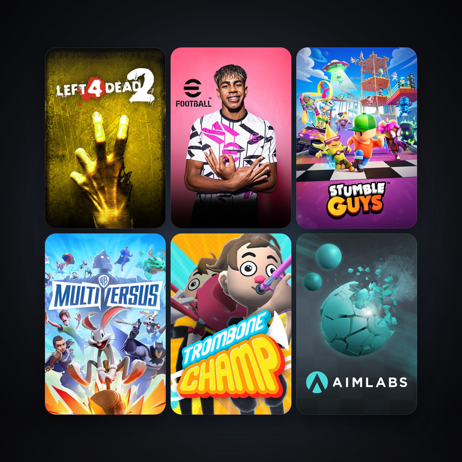 Left 4 Dead 2 + Aimlabs, 15 games, clean — HabibiAccounts
