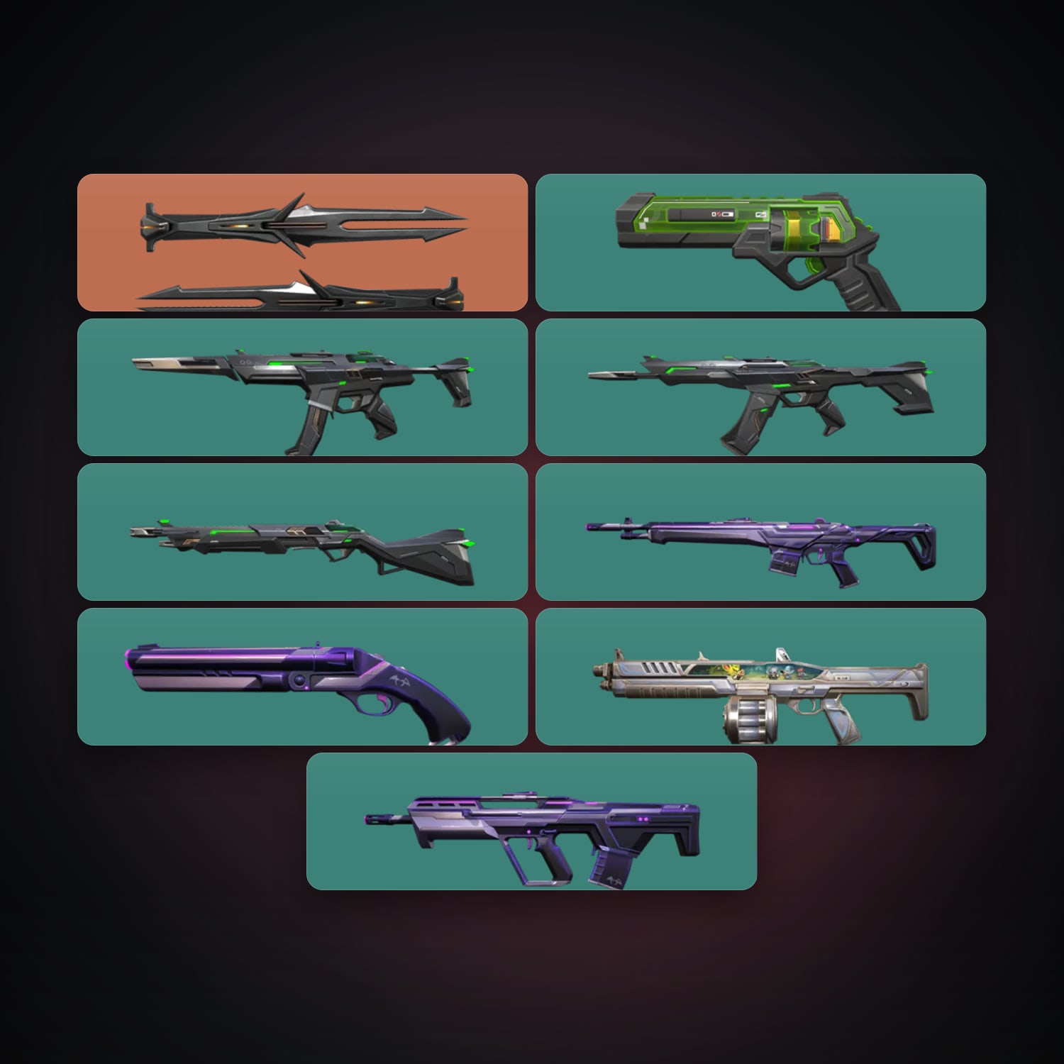 AP Iron 2 locker — 1 knives, 9 skins, lvl 47 — HabibiAccounts