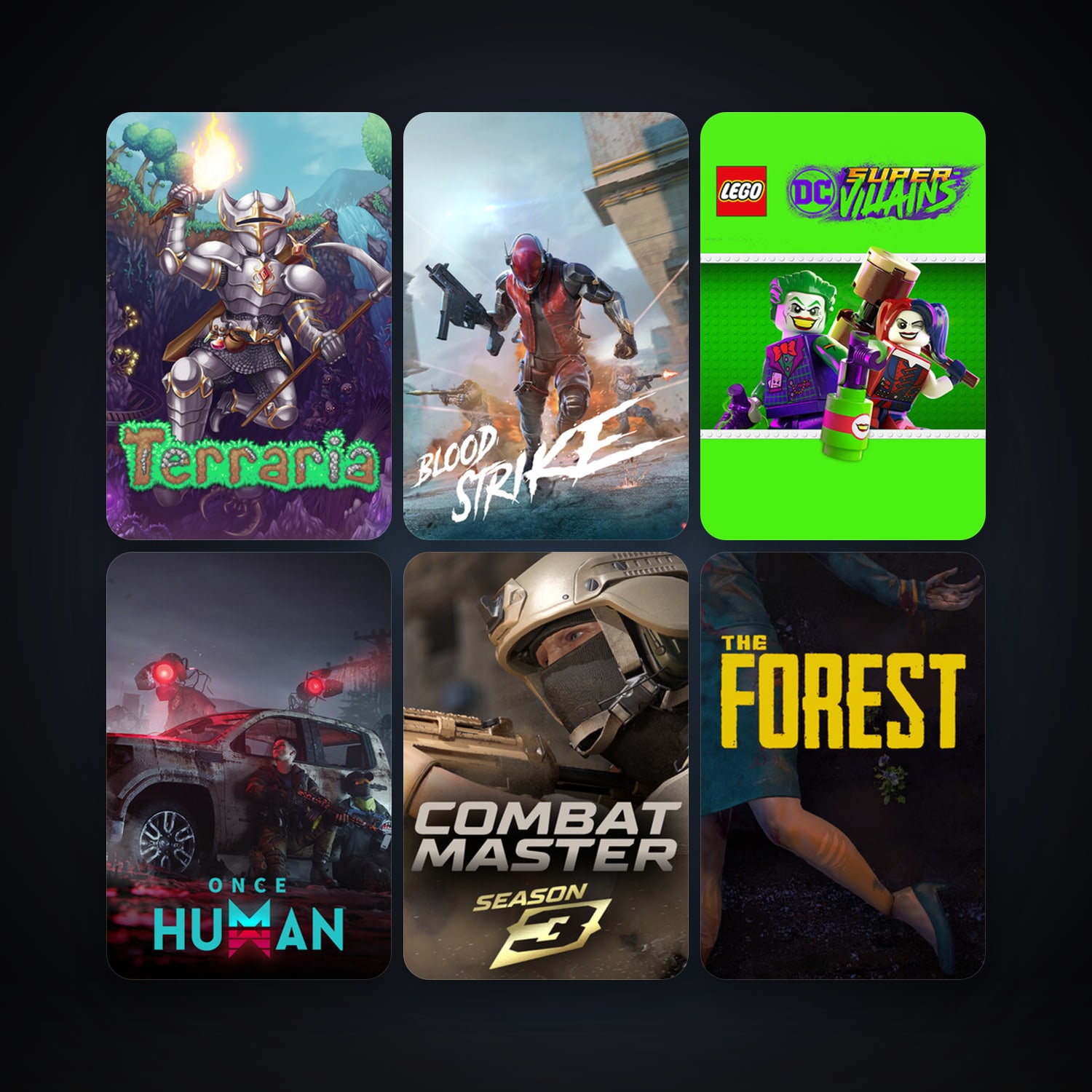 Terraria + The Forest, 16 games, clean — HabibiAccounts