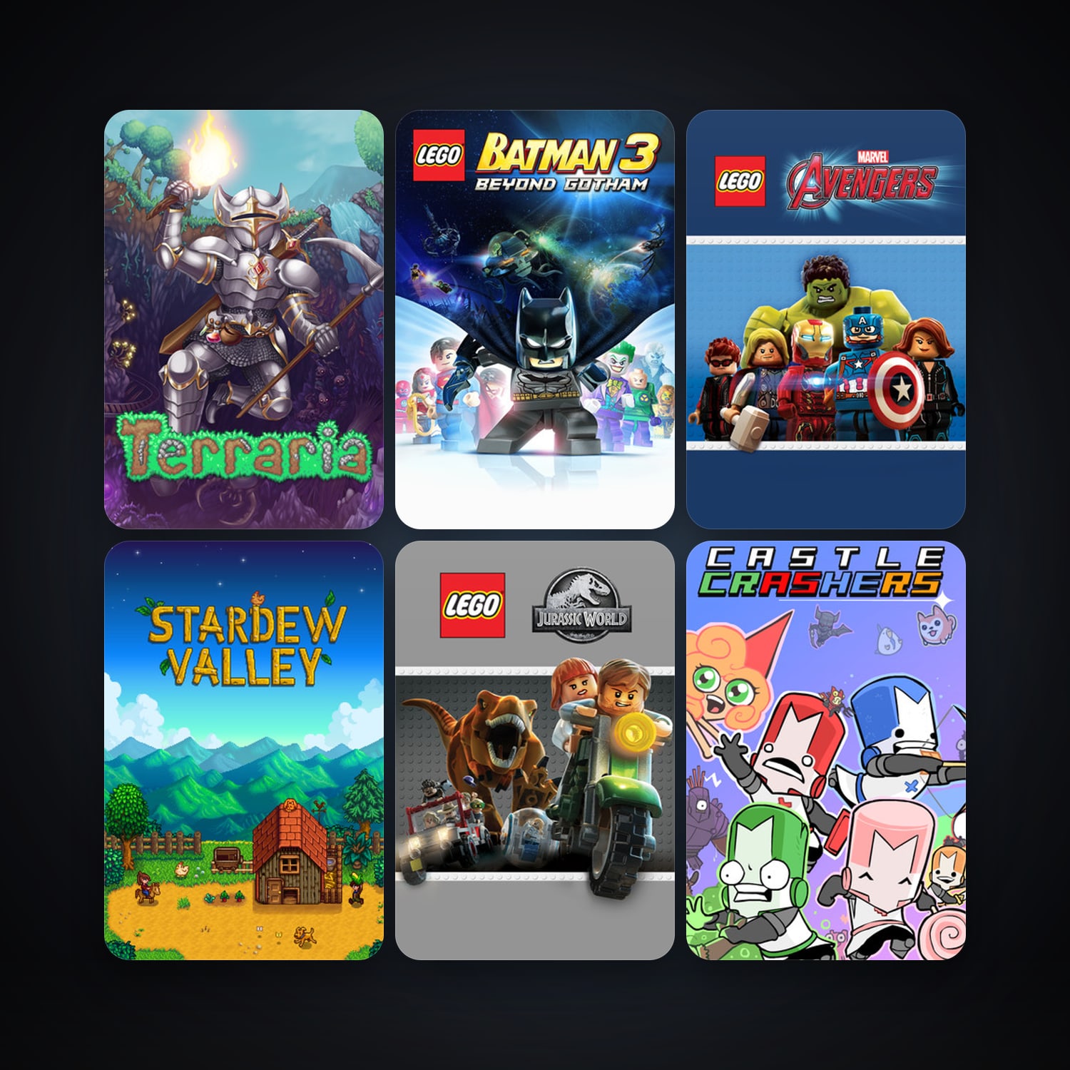 LEGO Batman: The Videogame + Terraria, 15 games, clean — HabibiAccounts