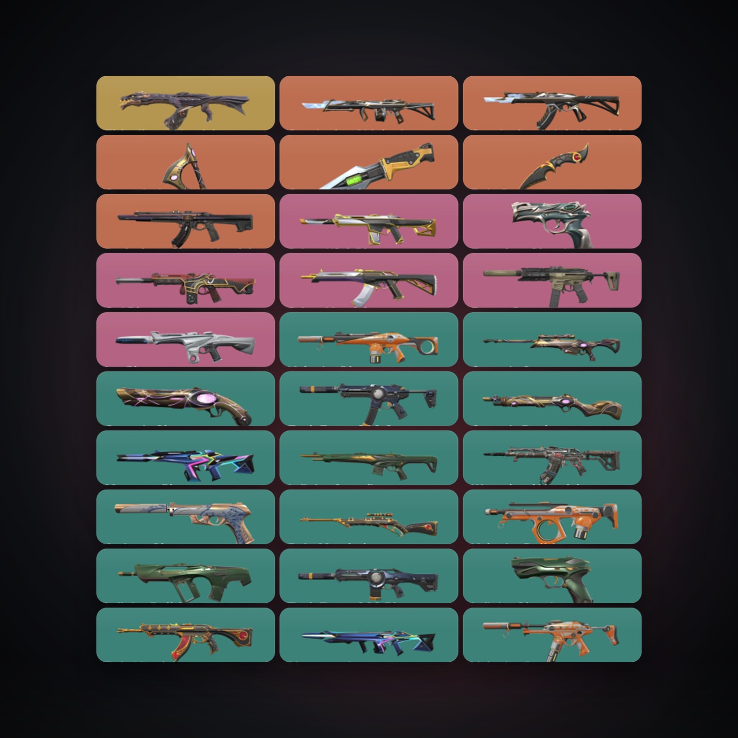 AP Plat 1 locker — 3 knives, 99 skins, lvl 243 — HabibiAccounts