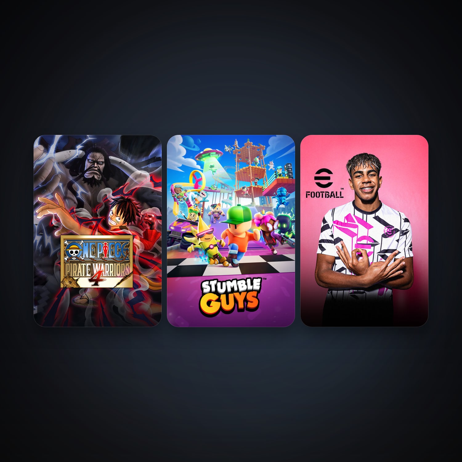 ONE PIECE: PIRATE WARRIORS 4 + eFootball 2024, 6 games, clean — HabibiAccounts