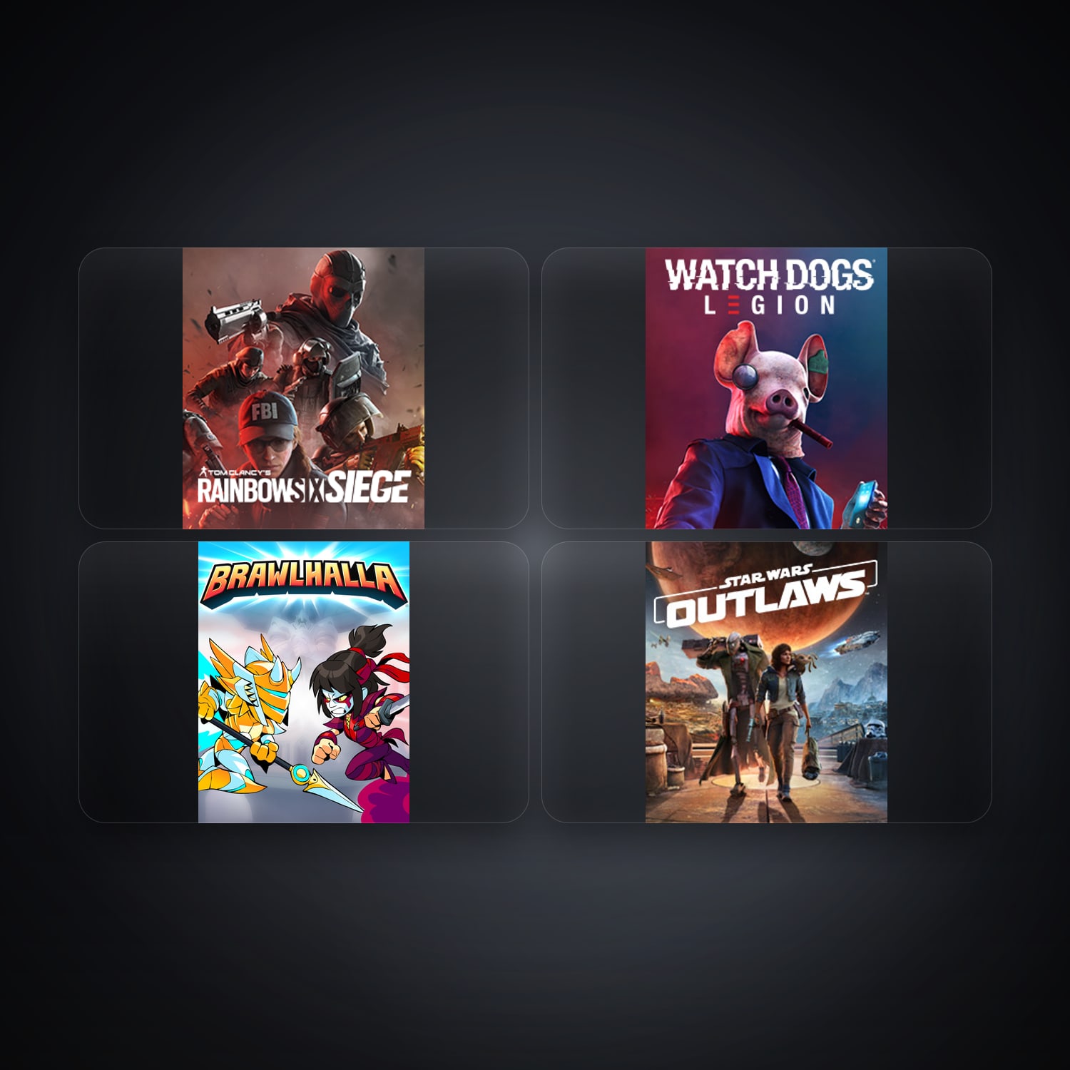 Ubisoft Tom Clancy's Rainbow Six Siege + Watch Dogs: Legion — IE — 4 games — HabibiAccounts