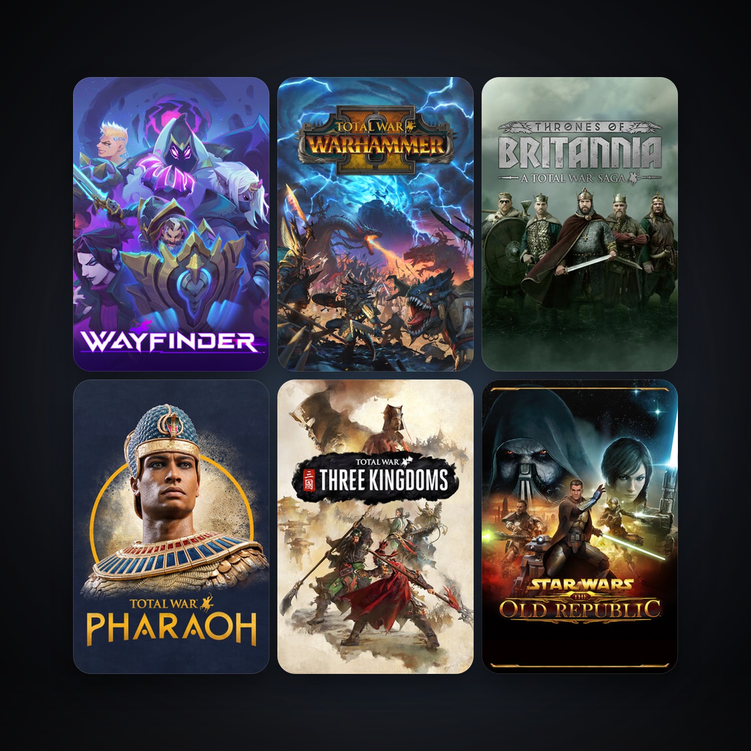 Medieval II: Total War + Total War: WARHAMMER, 16 games, clean — HabibiAccounts
