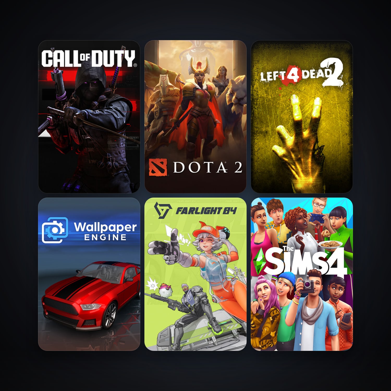 Left 4 Dead 2 + Dota 2, 29 games, clean · 263229496 — HabibiAccounts