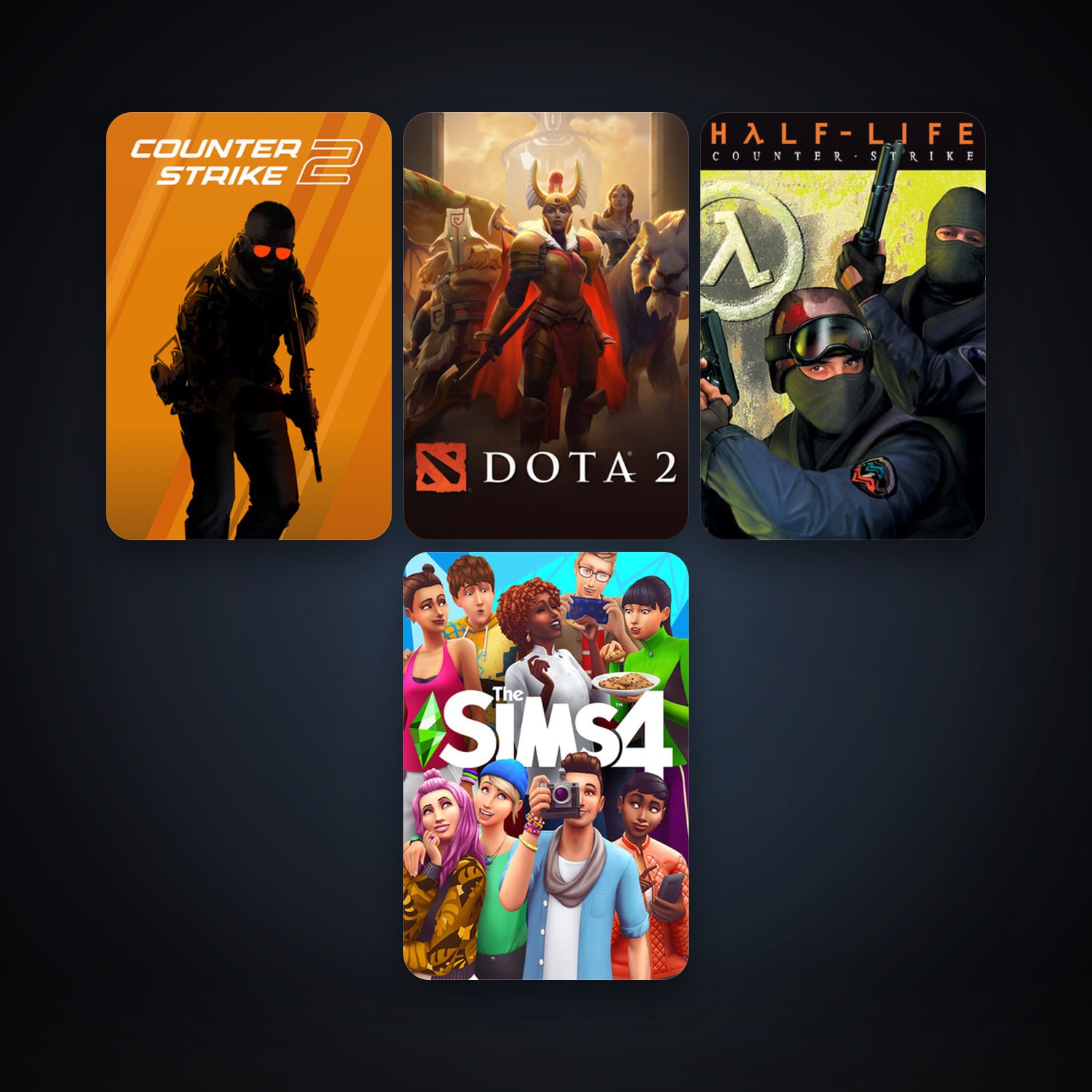 Counter-Strike + Day of Defeat, 9 games, Steam 10, clean — HabibiAccounts