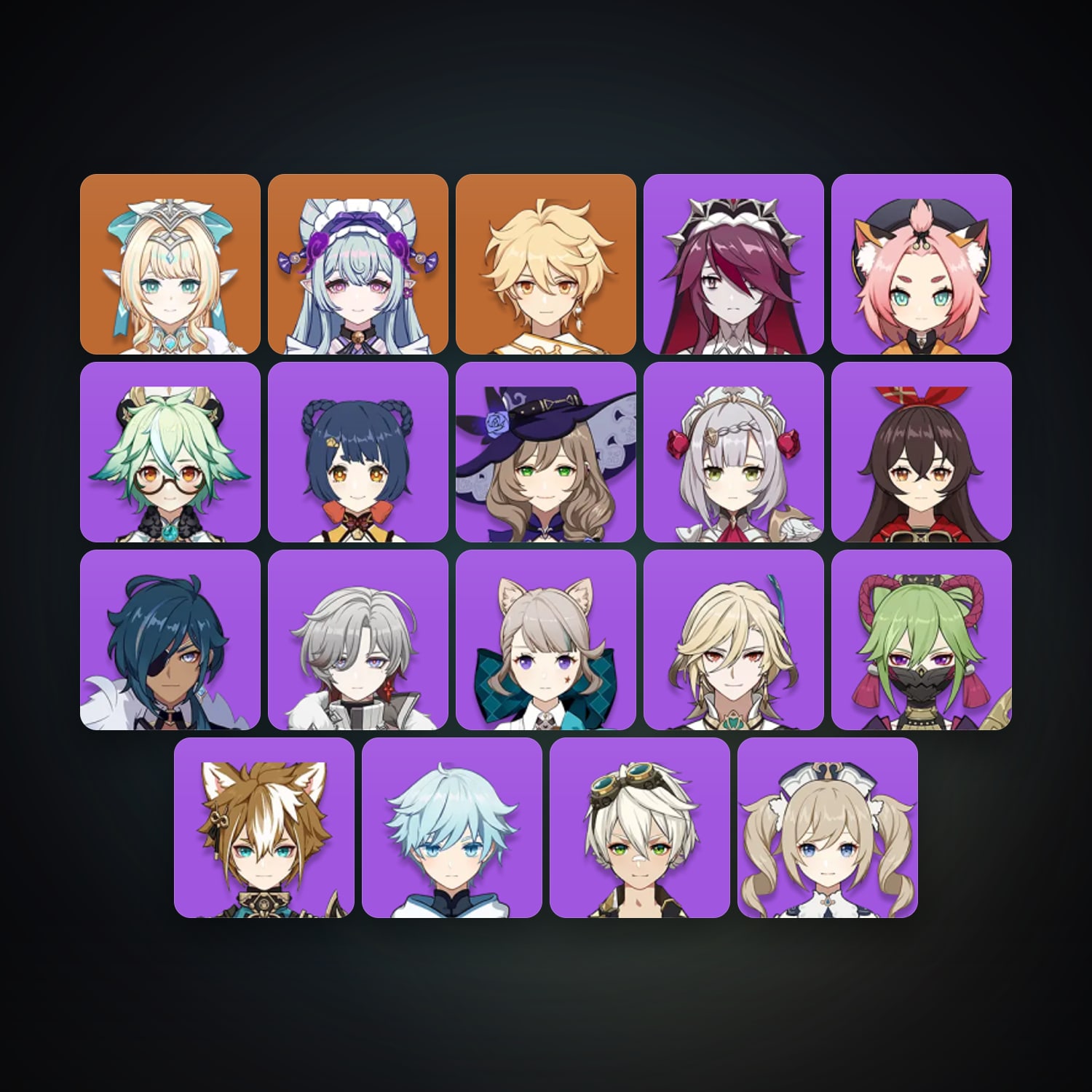Genshin Impact | AR 25 | 19 Chars | 2× 5★ — HabibiAccounts