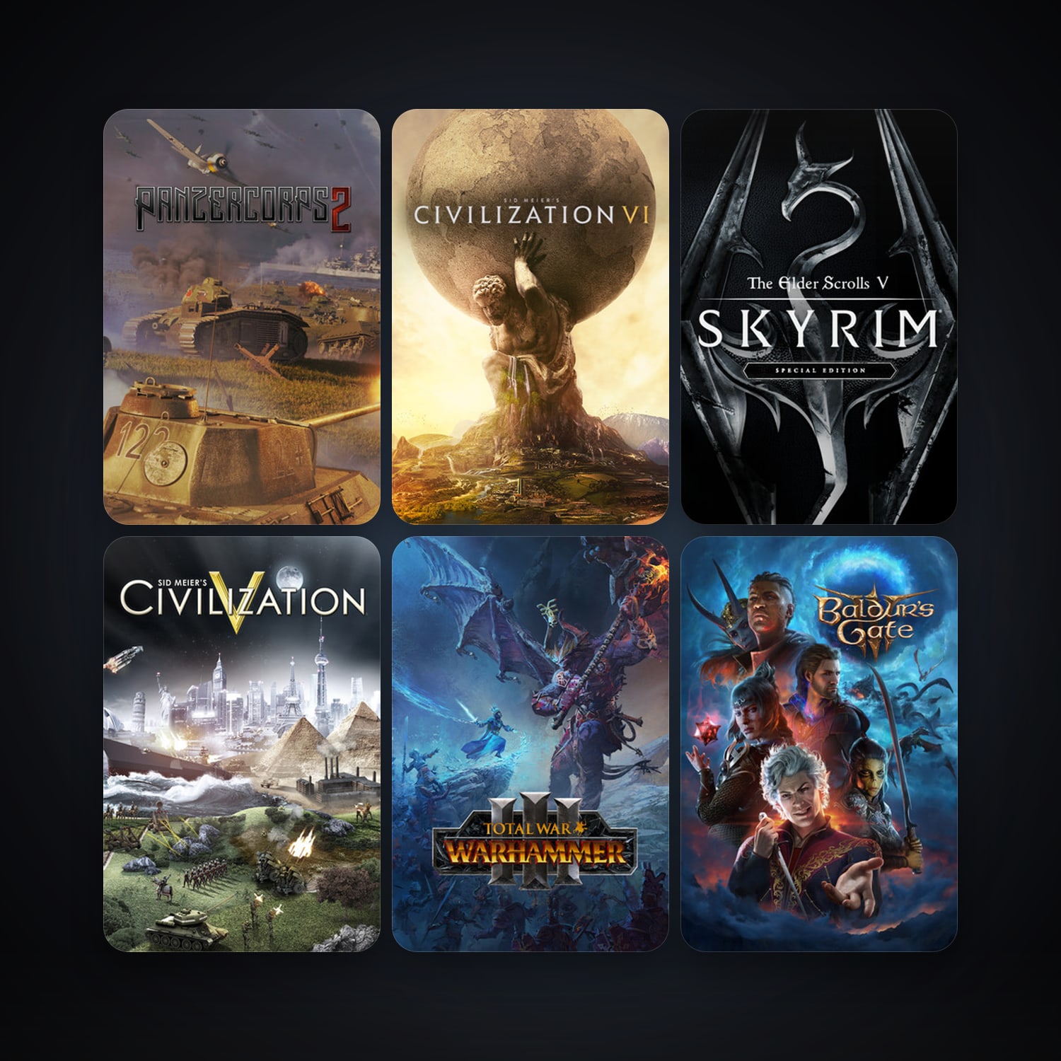 Sid Meier's Civilization V + Might & Magic: Heroes VI, 27 games, Steam 10, clean — HabibiAccounts