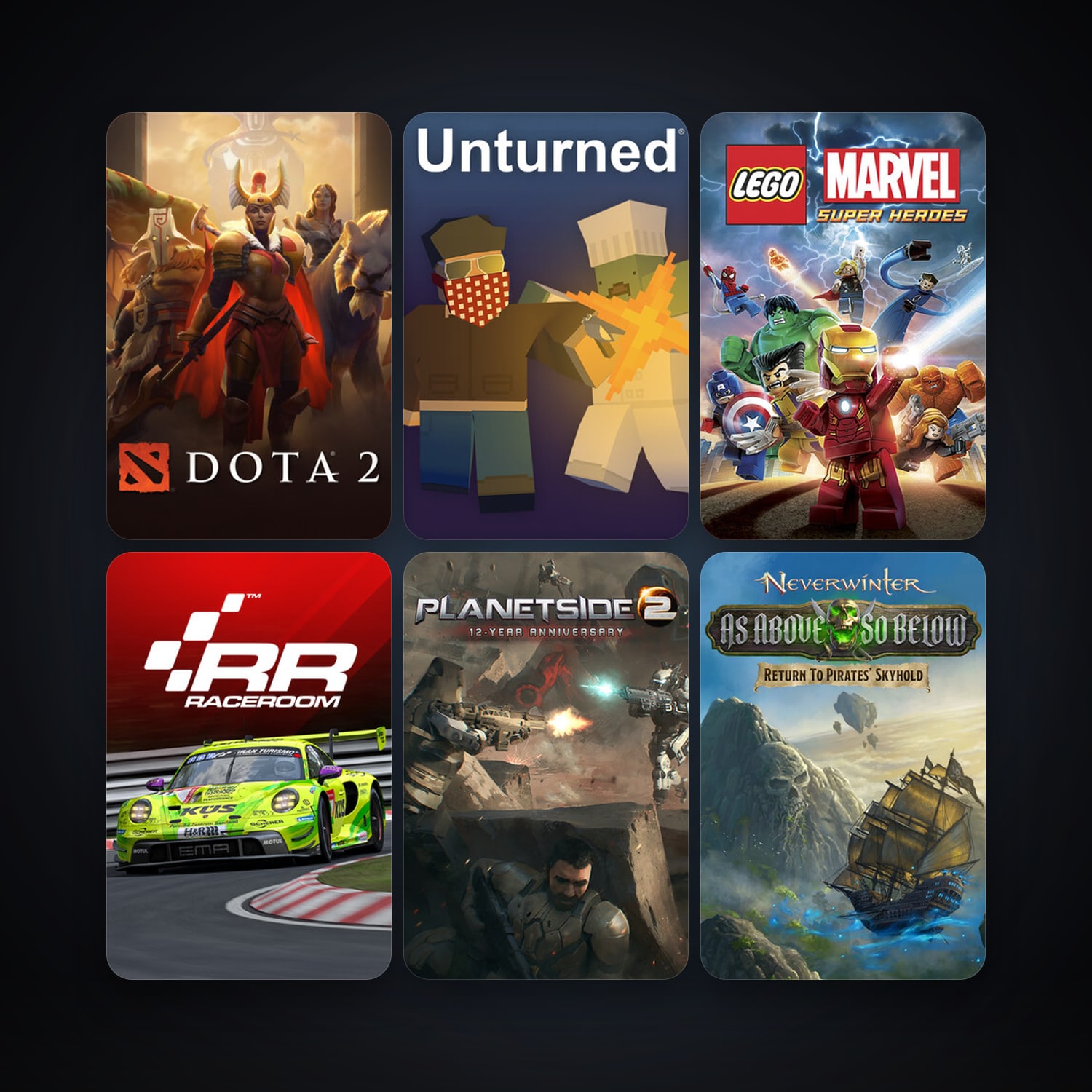 Dota 2 + Neverwinter, 32 games, clean — HabibiAccounts