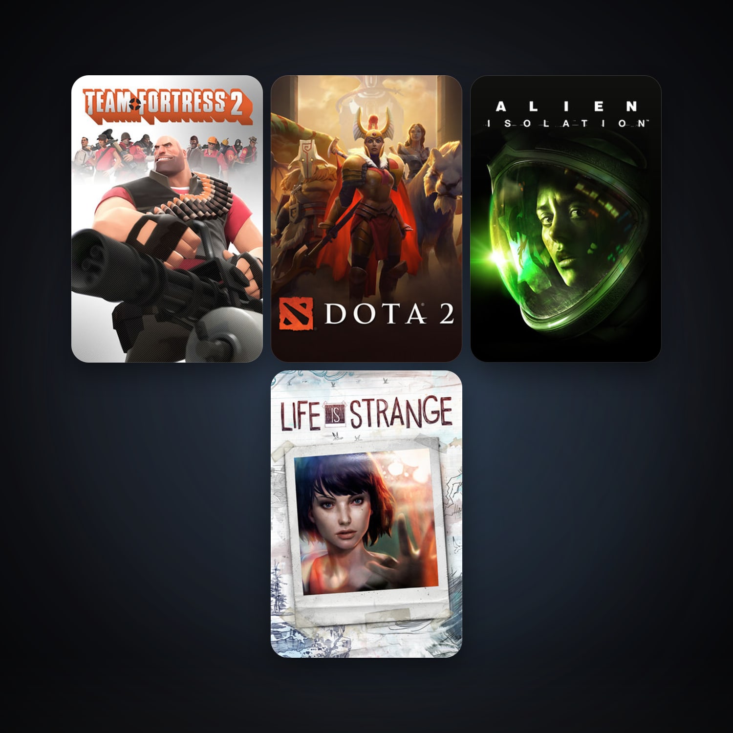 Team Fortress 2 + Dota 2, 6 games, clean — HabibiAccounts
