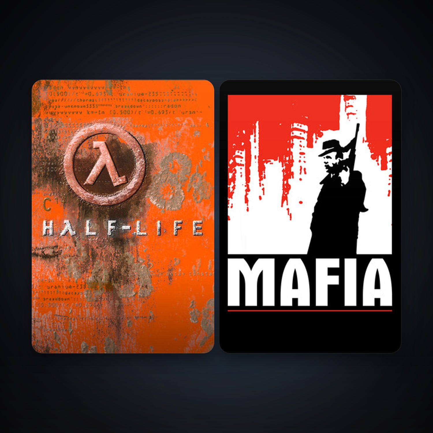 Half-Life + Mafia, 2 games, clean — HabibiAccounts