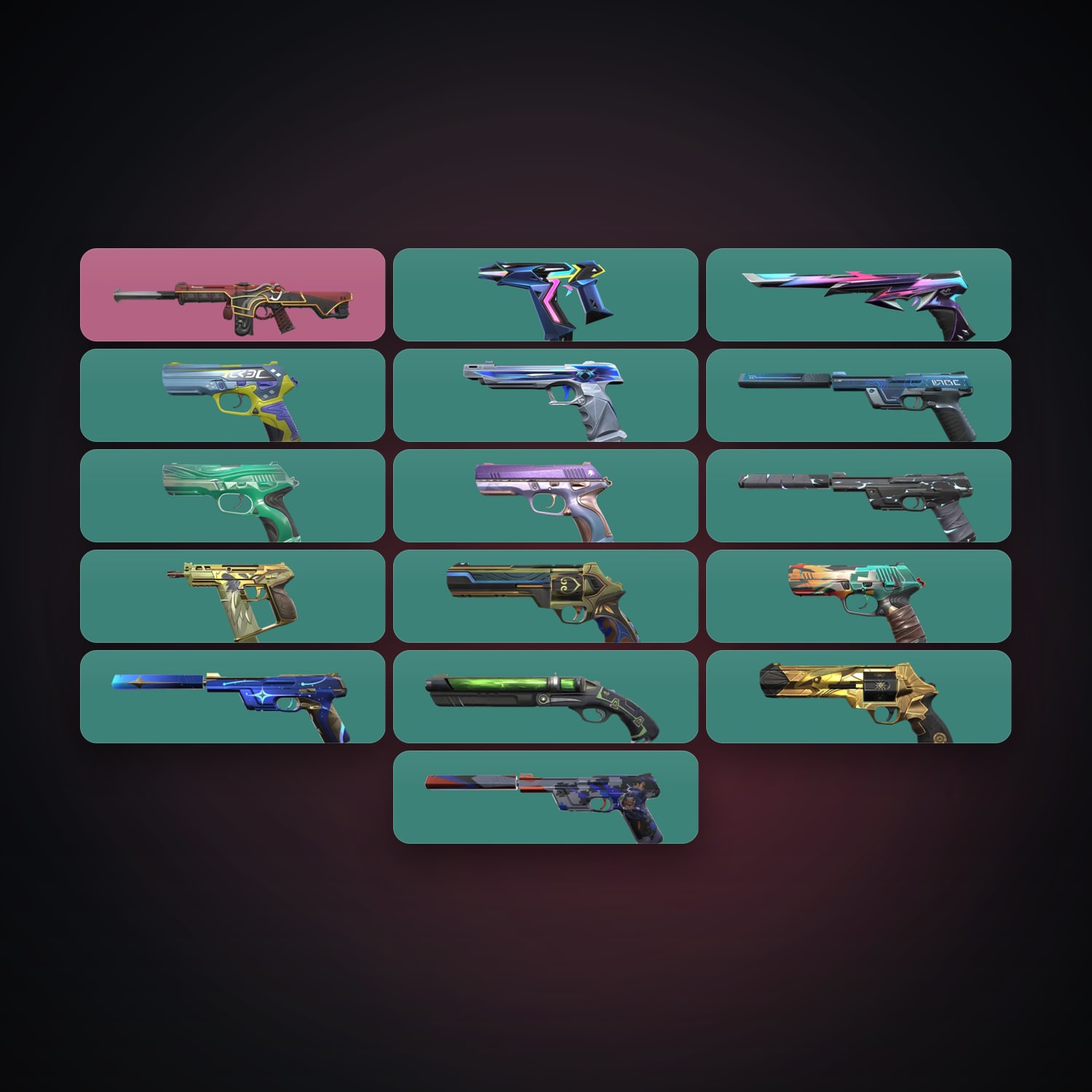 AP Silver 1 locker — 18 skins, lvl 272 — HabibiAccounts