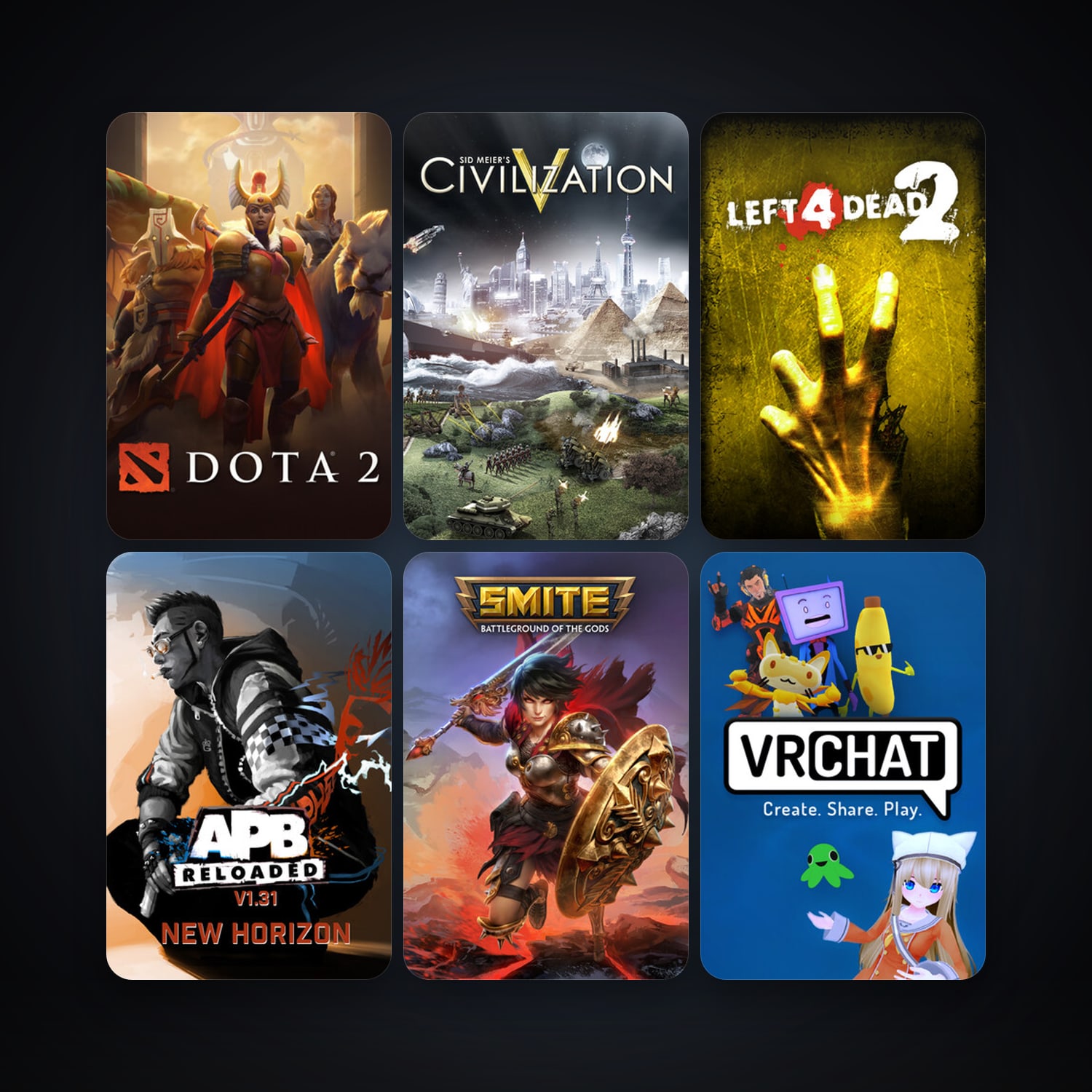 Left 4 Dead 2 + Dota 2, 29 games, clean — HabibiAccounts