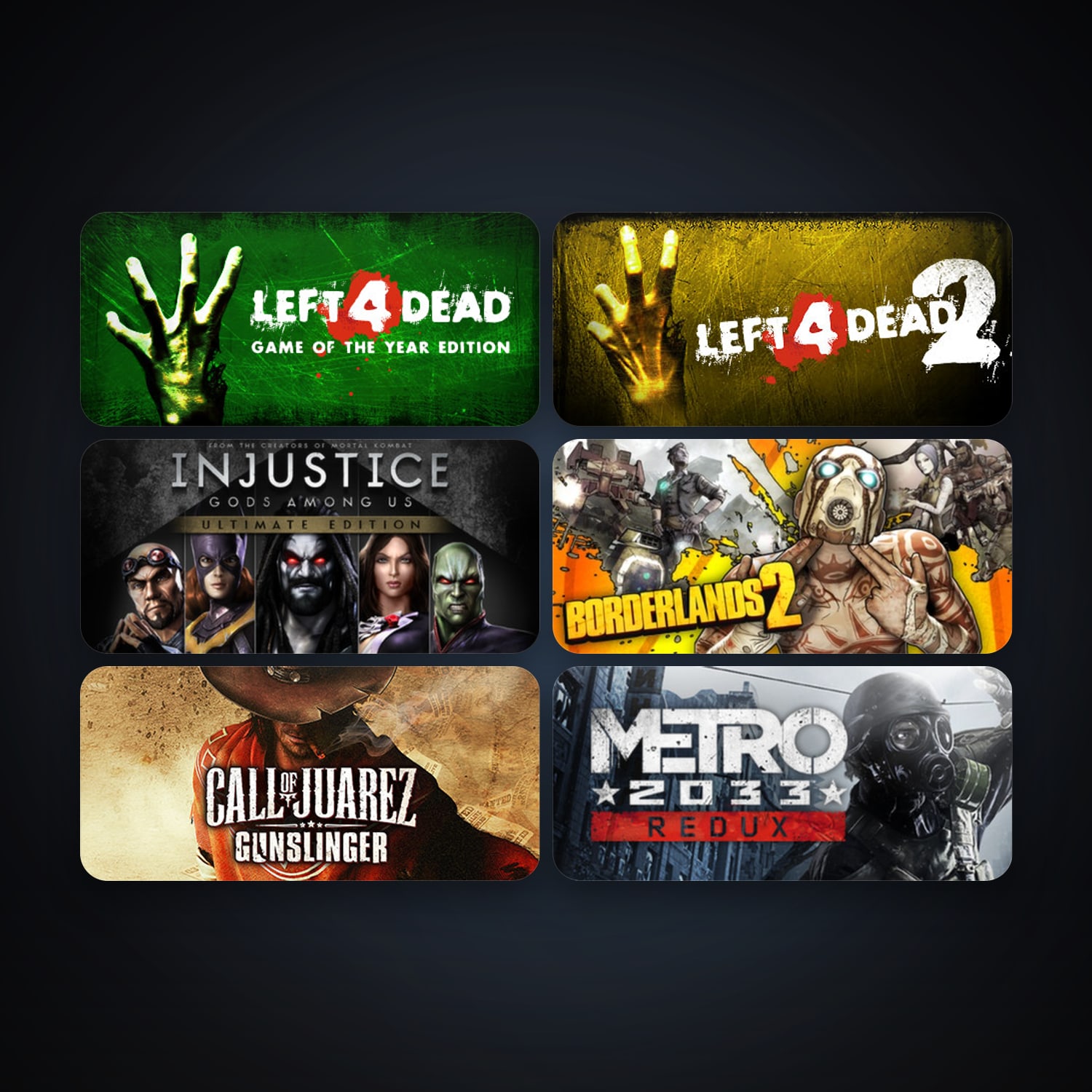 Left 4 Dead + Left 4 Dead 2, 14 games, clean — HabibiAccounts