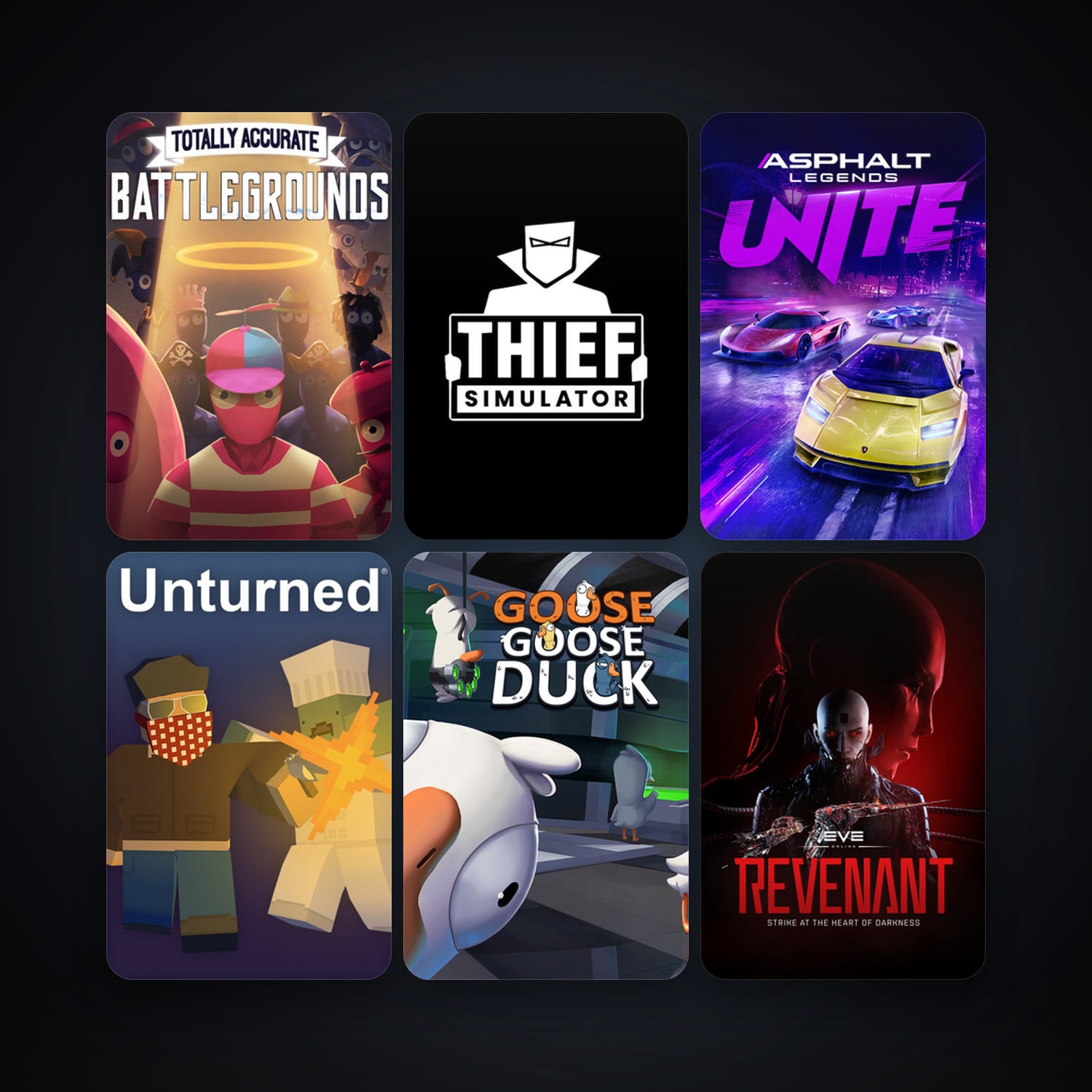 EVE Online + Unturned, 14 games, clean — HabibiAccounts