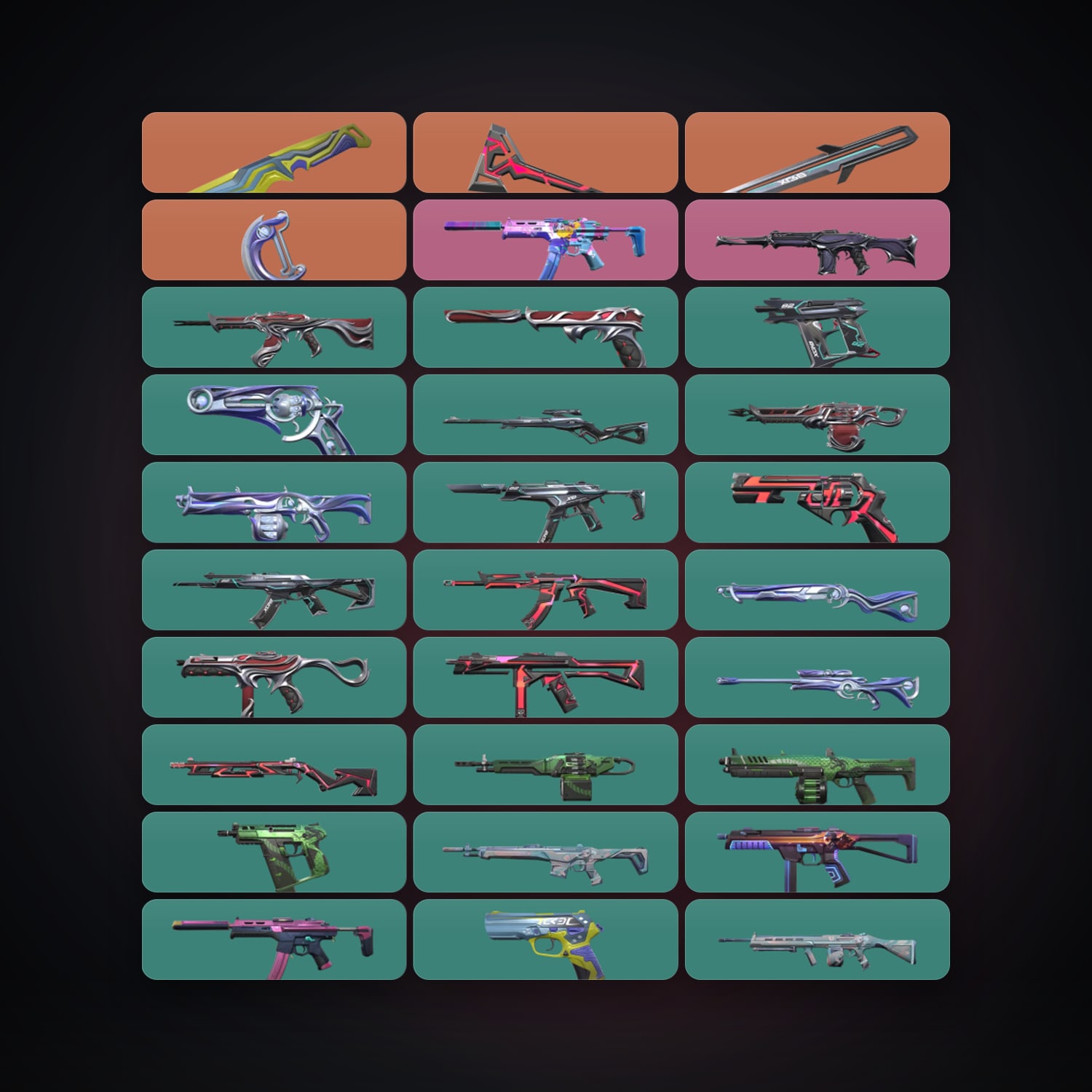 LA Iron 3 locker — 4 knives, 61 skins, lvl 209 — HabibiAccounts