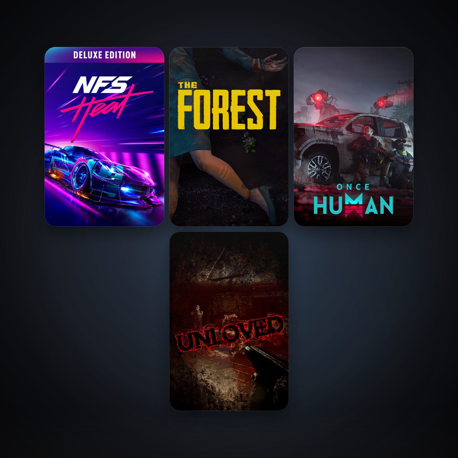 The Forest + UNLOVED, 6 games, clean — HabibiAccounts