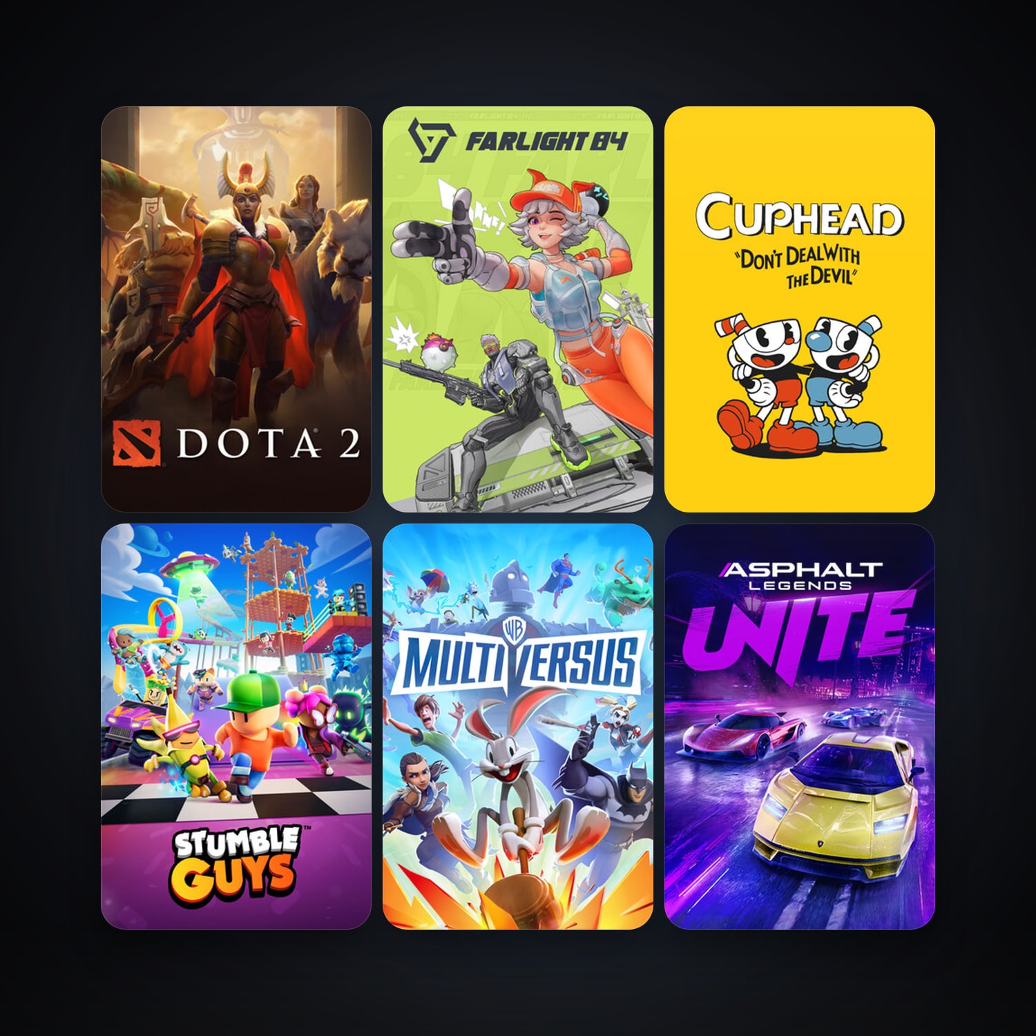 Dota 2 + Cuphead, 12 games, clean — HabibiAccounts